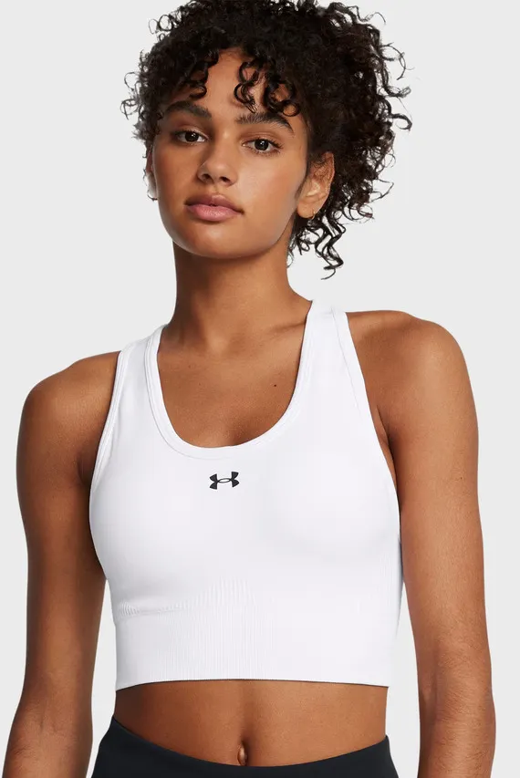 Топ Vanish Seamless Mid Bra-WHT Under Armour