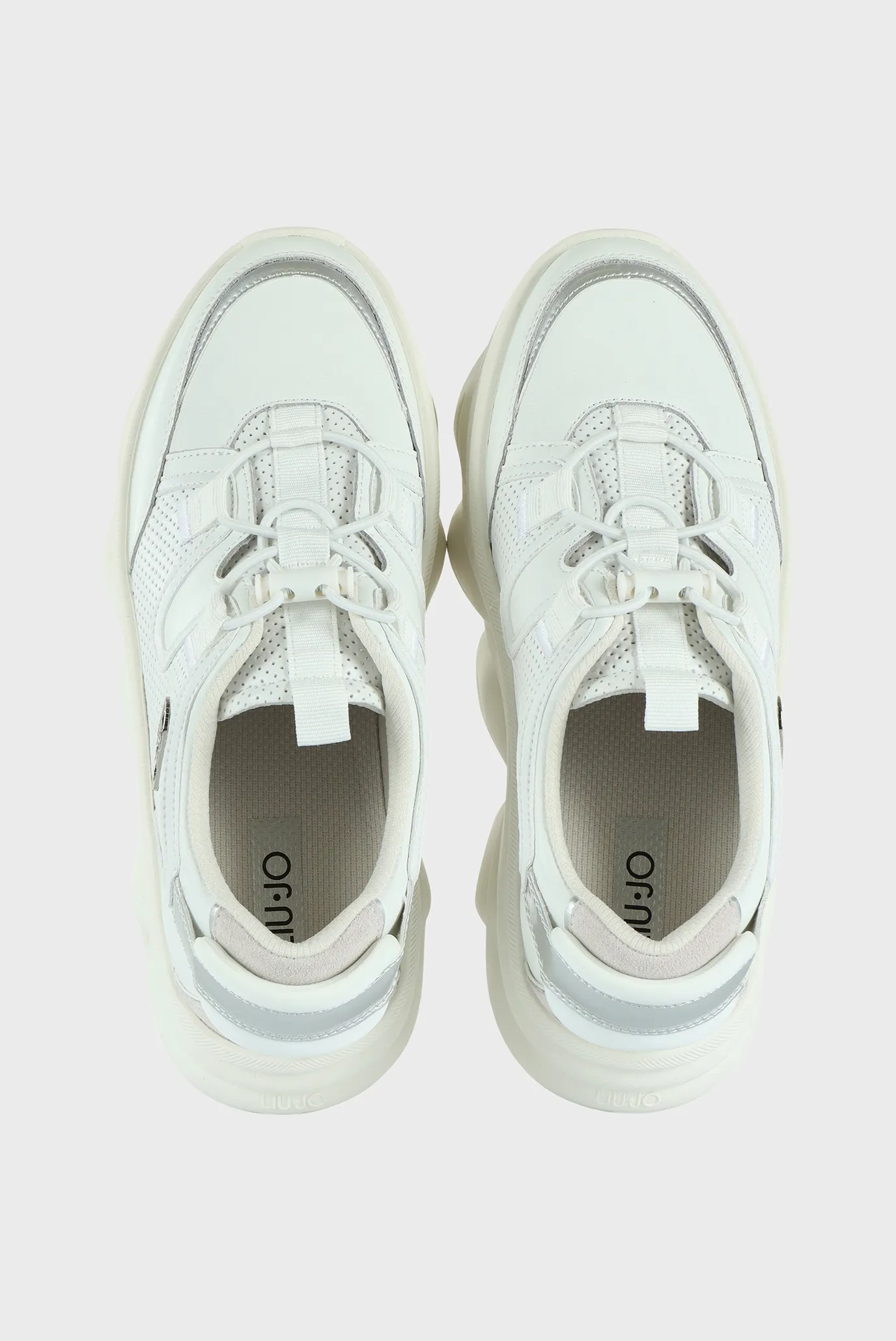 Кроссовки STEFFY 02 - SNEAKER CALF LEATHER PERFORA WHITE 5