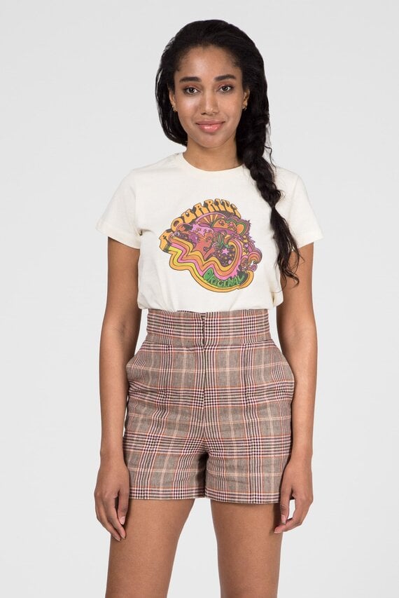 Женская бежевая футболка ZENDAYA ZODIAC AQUARIUS Tommy Hilfiger