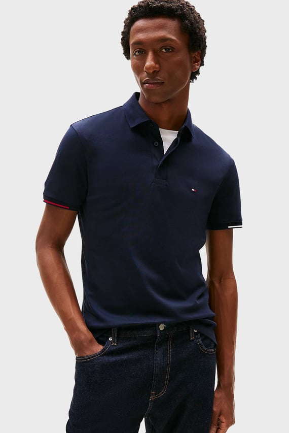 Поло INTERLOCK FLAGCUFF SLIM FIT POLO