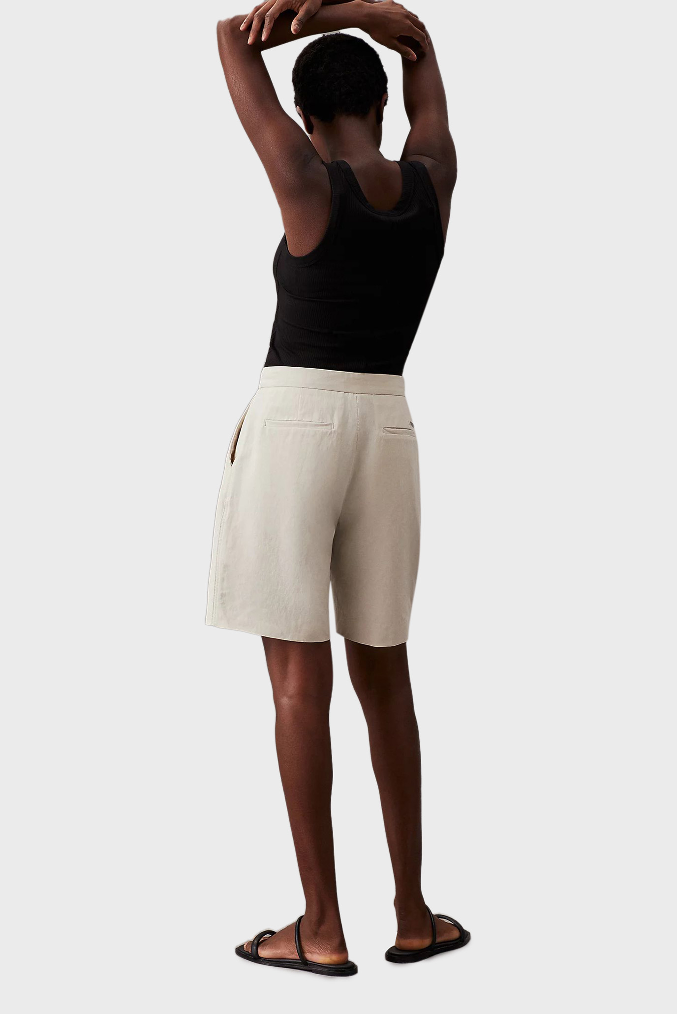 Шорты/LINEN TAILORED SHORTS 6