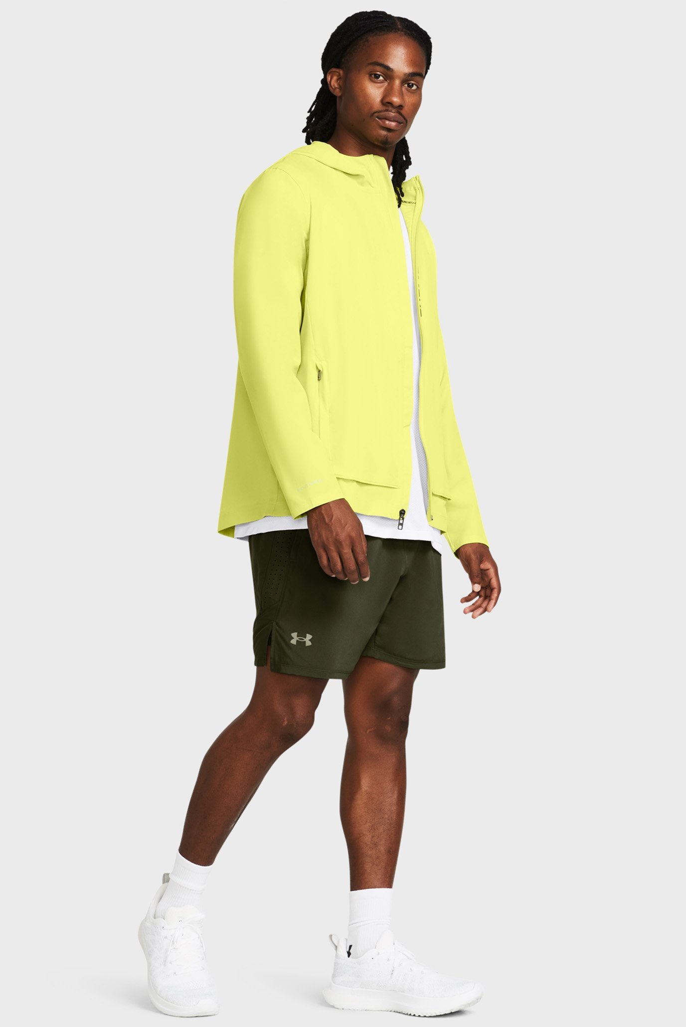 Мужская желтая ветровка OUTRUN THE STORM JACKET 2