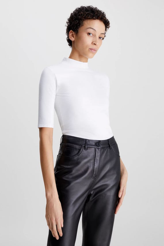 Футболка SMOOTH COTTON STRETCH MOCK TOP
