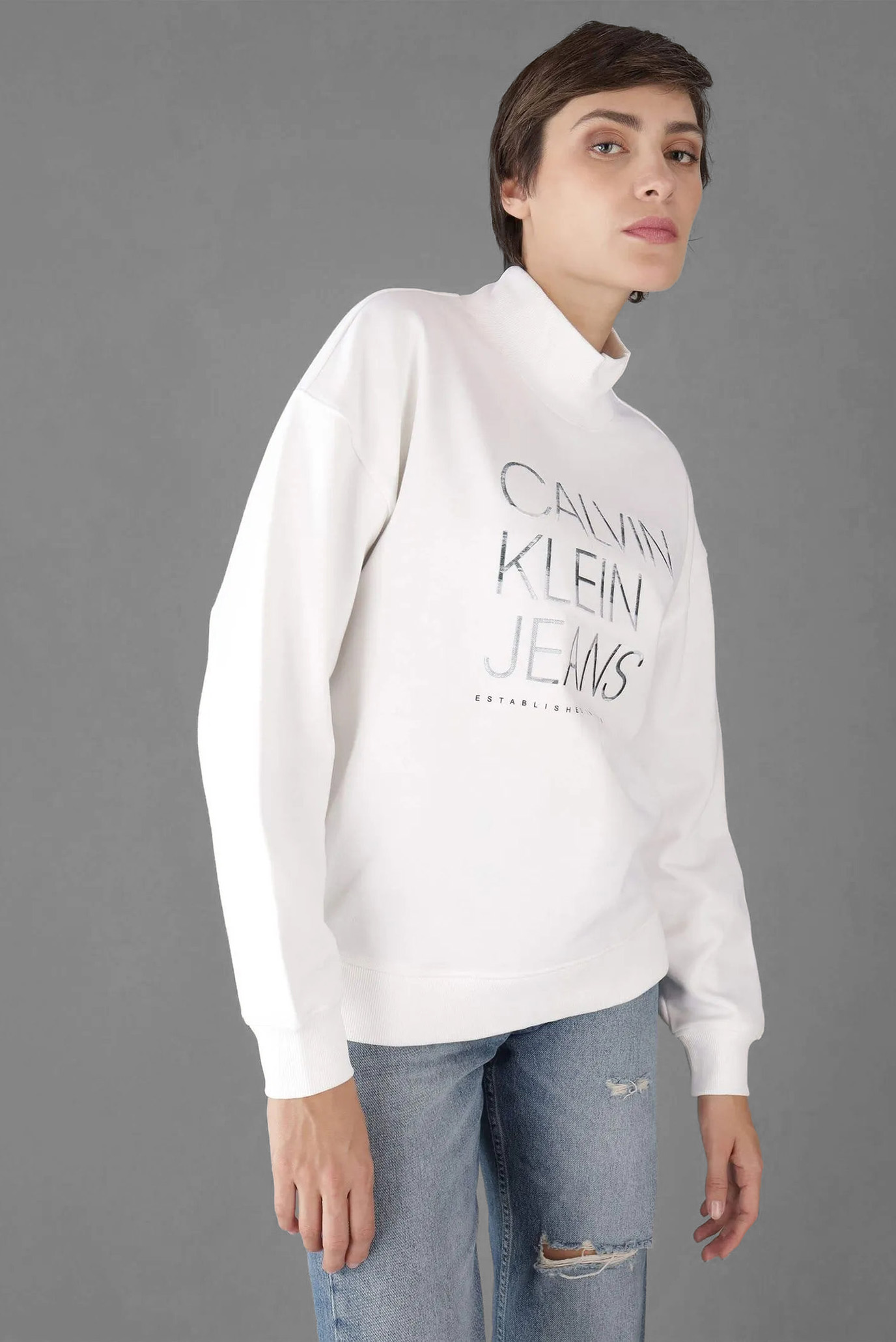 Свитер EMBROIDERED  INSTITUTIONAL HWK 1