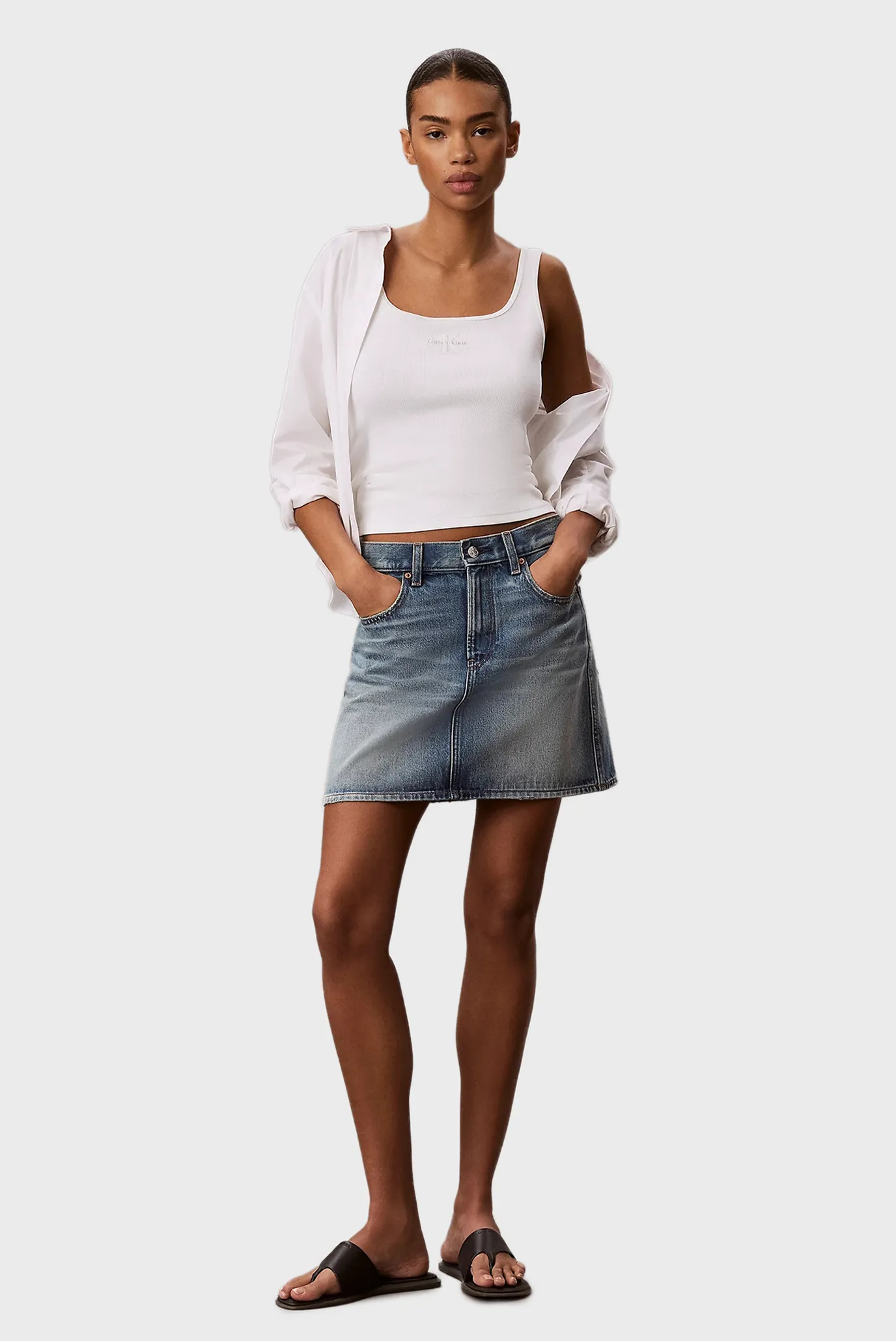 Майка MONOLOGO SCOOP NK RIB TANK TOP 2