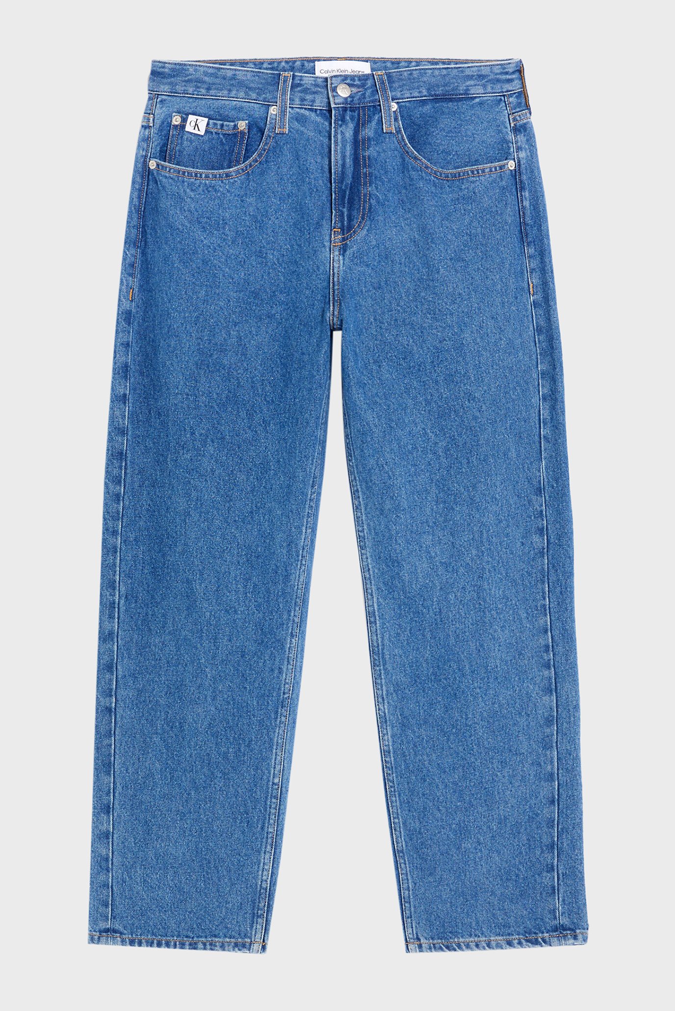 Мужские синие джинсы 90S STRAIGHT CROP 5