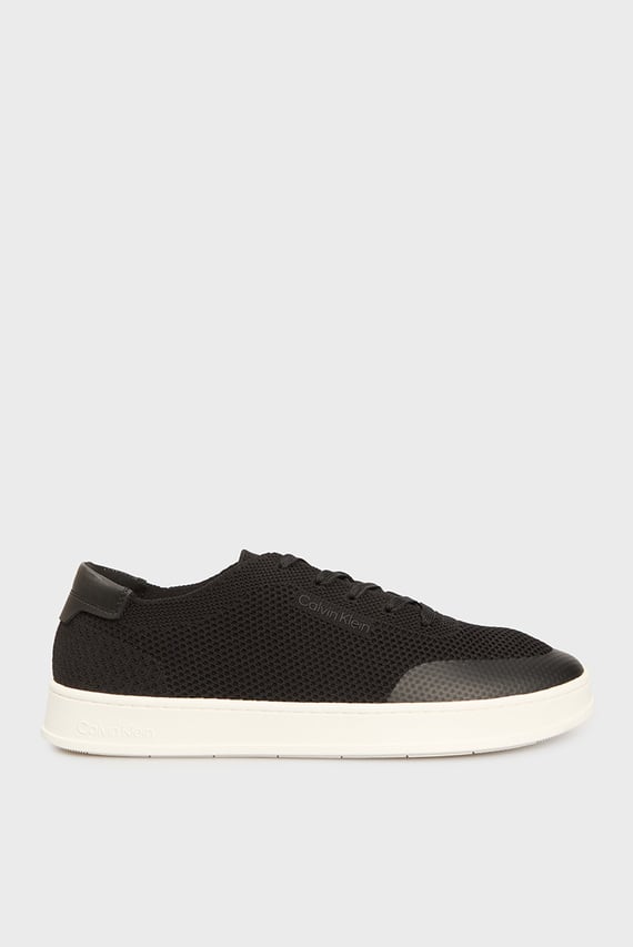 Мужские черные сникерсы LOW TOP LACE UP KNIT