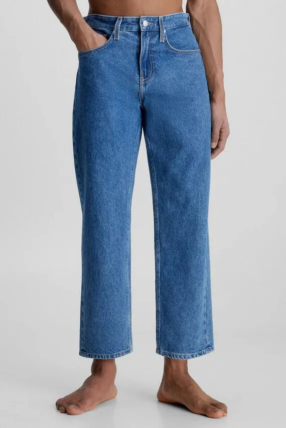 Мужские синие джинсы 90S STRAIGHT CROP Calvin Klein Jeans