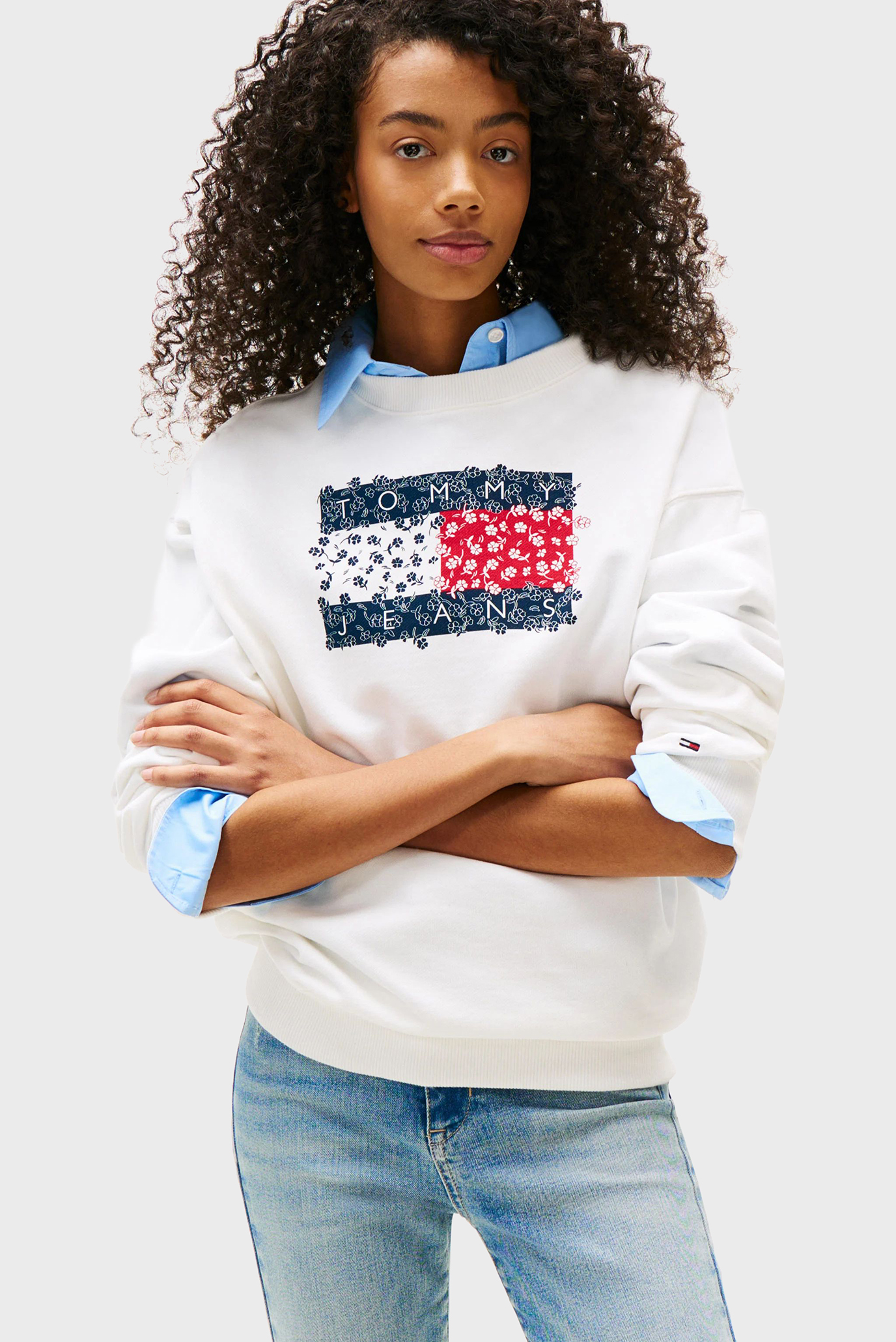 Свитшот/TJW RLX FLORAL FLAG CREW 1