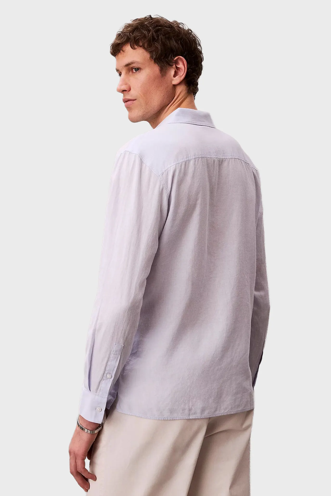 Рубашка LS SOLID LINEN CLASSIC SHIRT 4