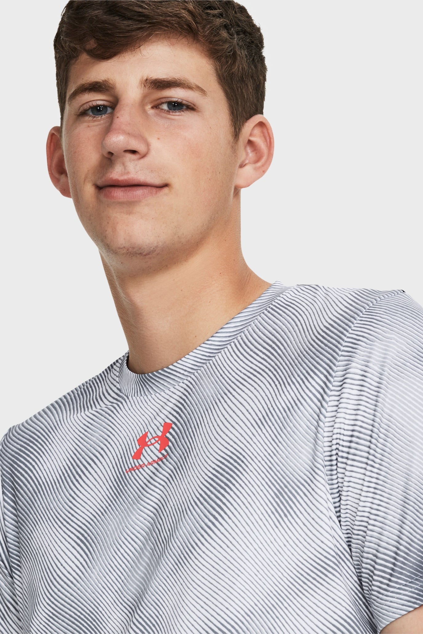 Мужская белая футболка UA M's Ch. Pro Train SS PRNT 5