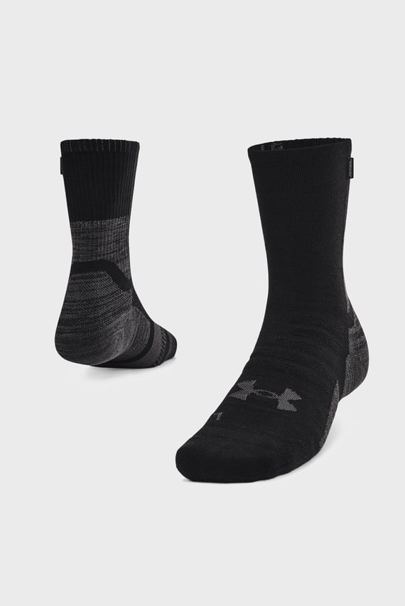 Черные носки UA ArmourDry Run Wool