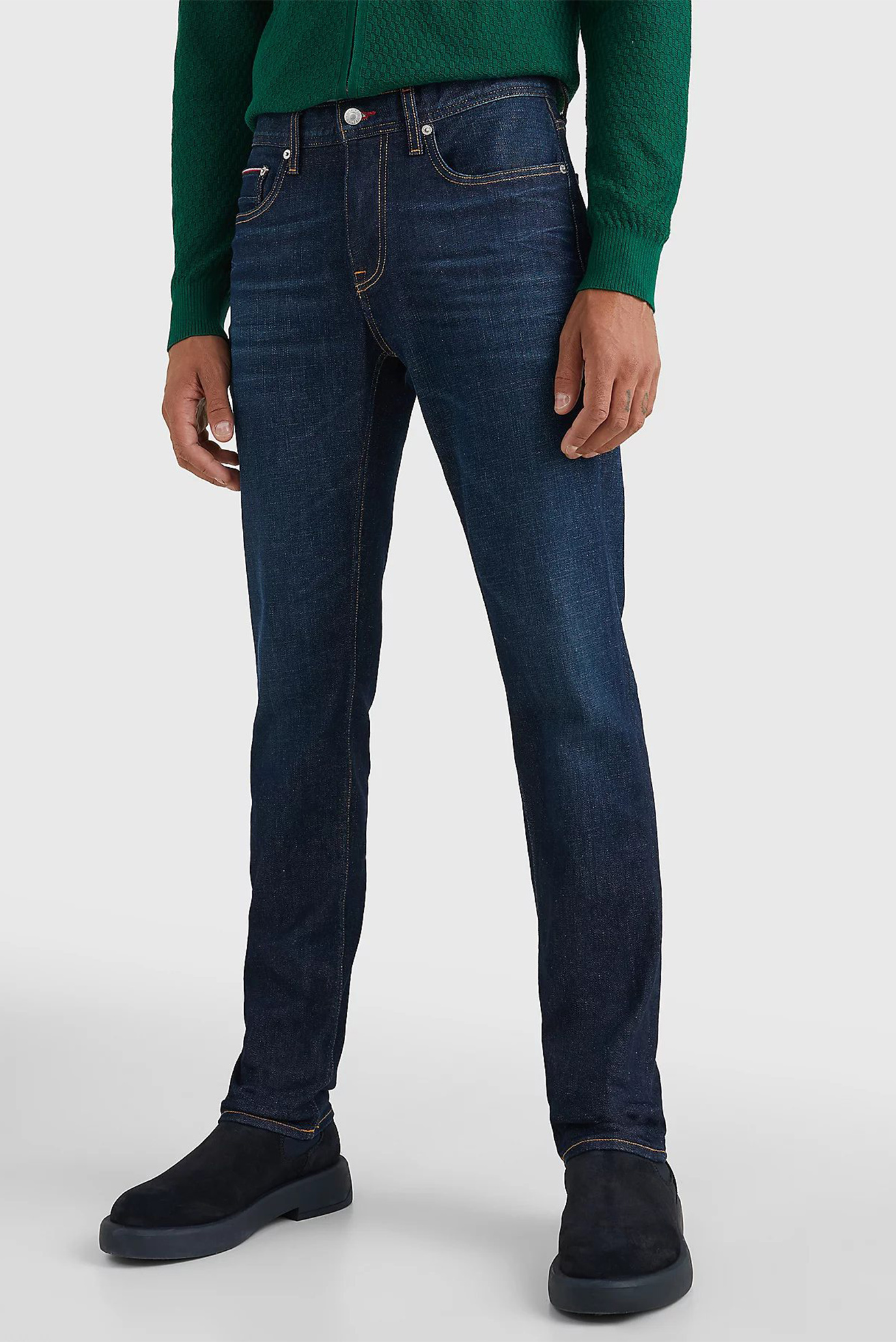 Мужские темно-синие джинсы STRAIGHT DENTON STR OLIVER IND 6