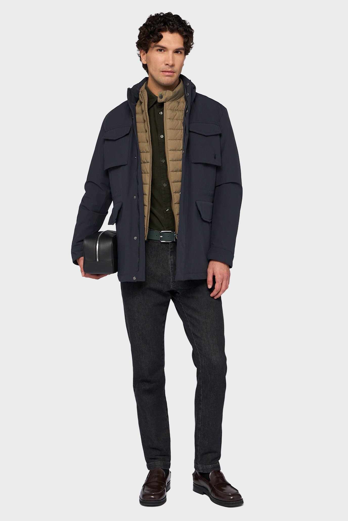 Джинсы MJ301D70 CHINO AVIATOR 301 SLIM FIT - BLACK DENIM SW 4