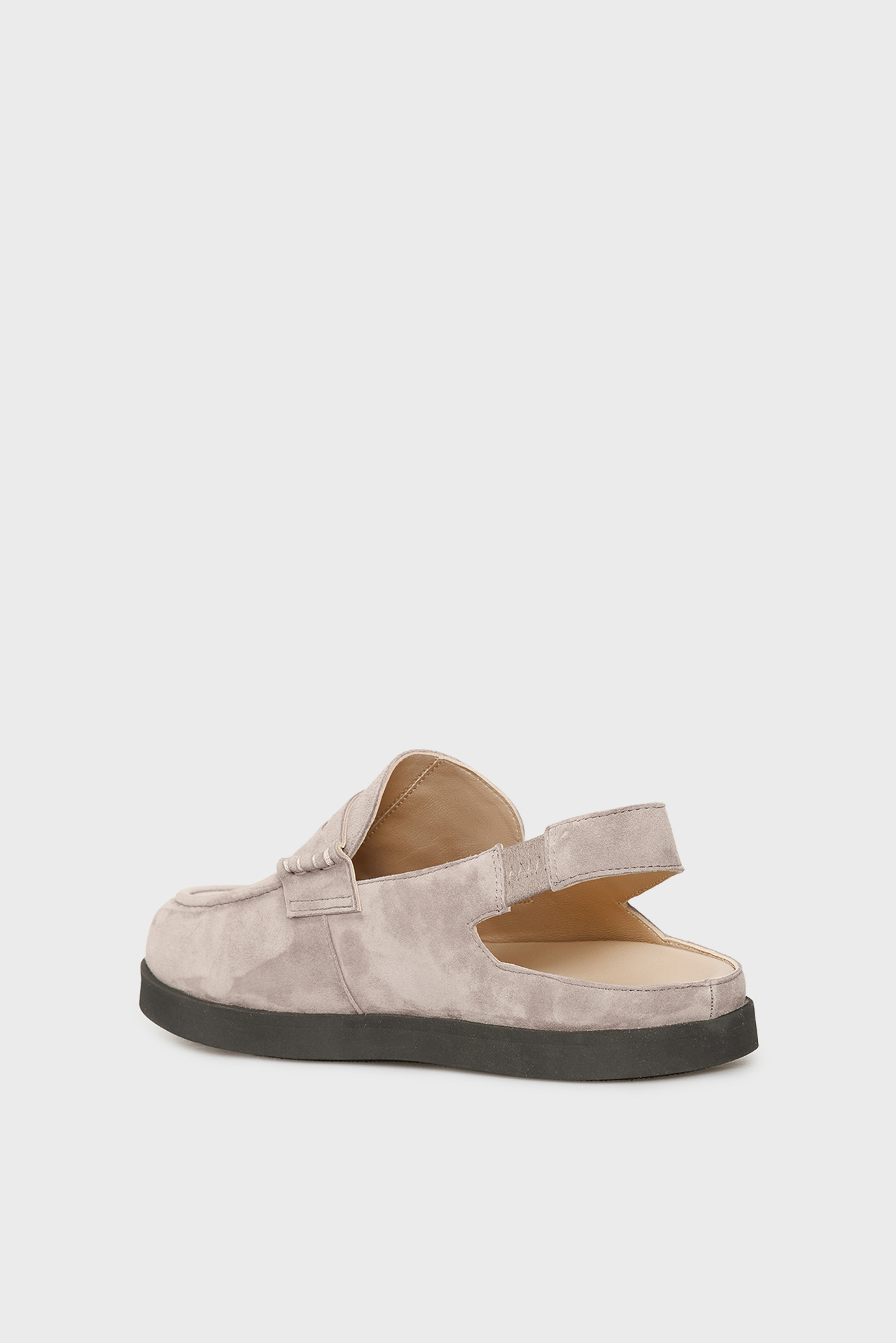 Женские серые замшевые клоги Milli 5