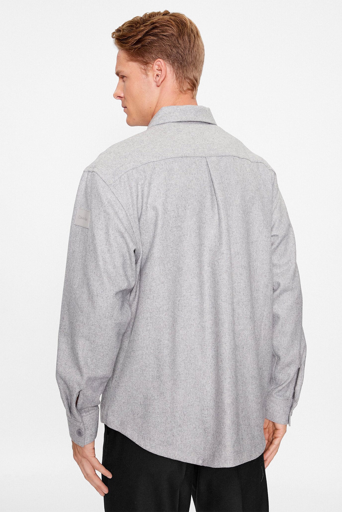 Рубашка WOOL BLEND OVERSHIRT 2