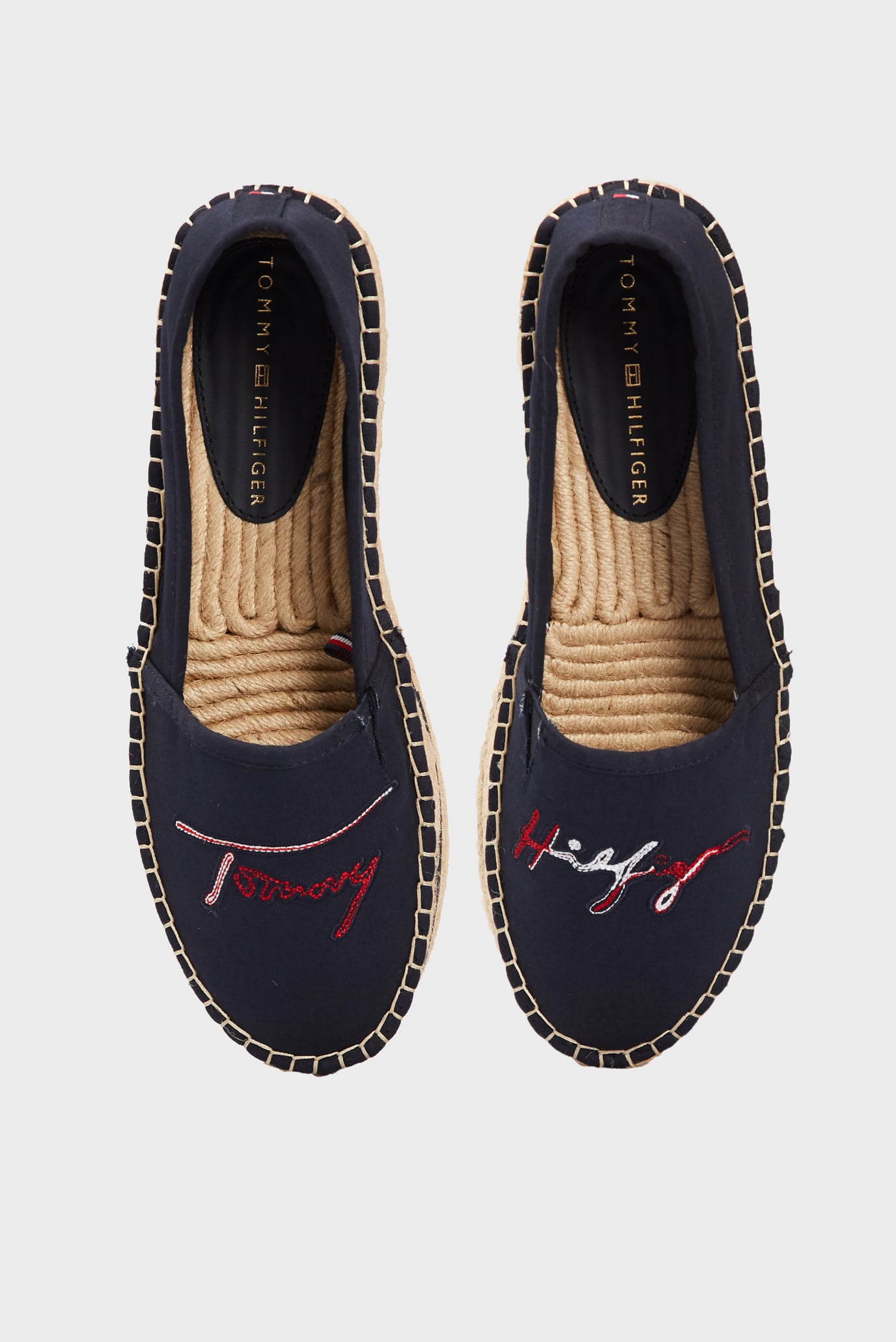 Женские темно-синие эспадрильи TOMMY SIGNATURE ESPADRILLE 9