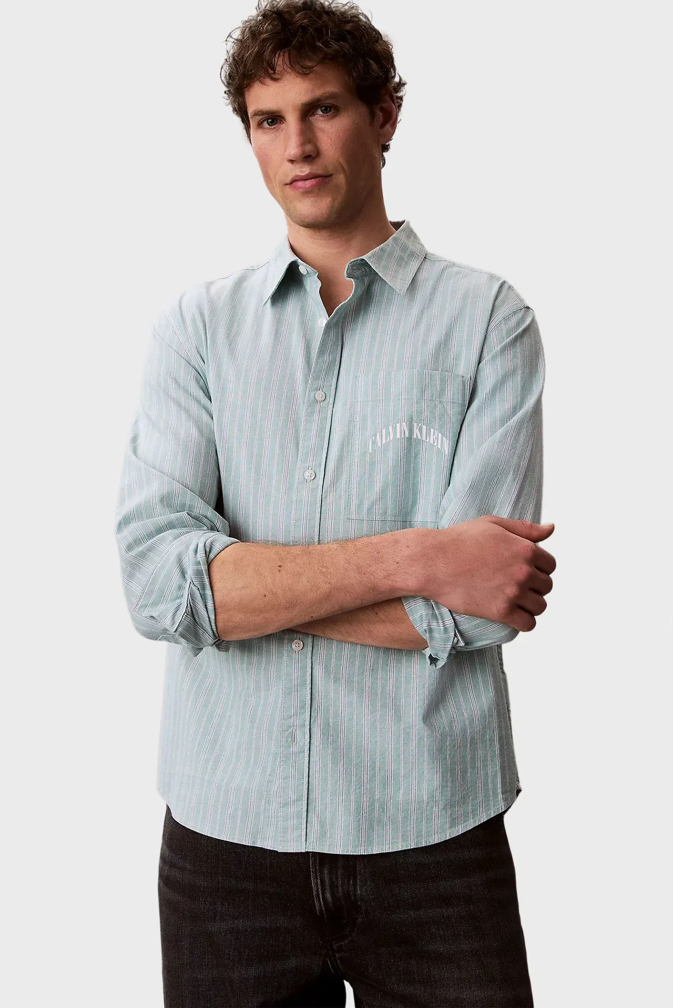 Рубашка LS YD STRIPE WASHED OXFORD EASY 4