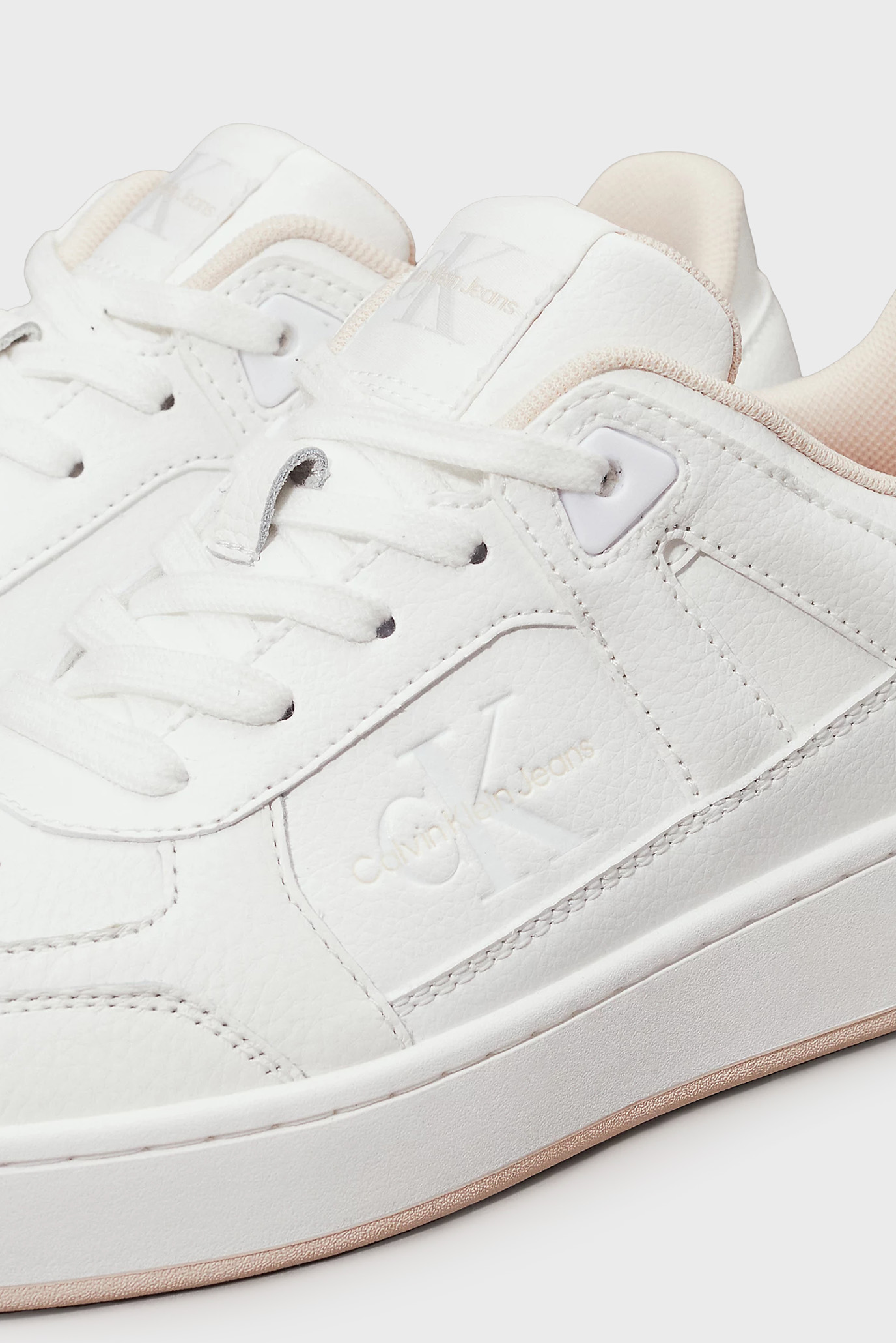 Женские белые сникерсы BASKET CUPSOLE LOW MIX 2