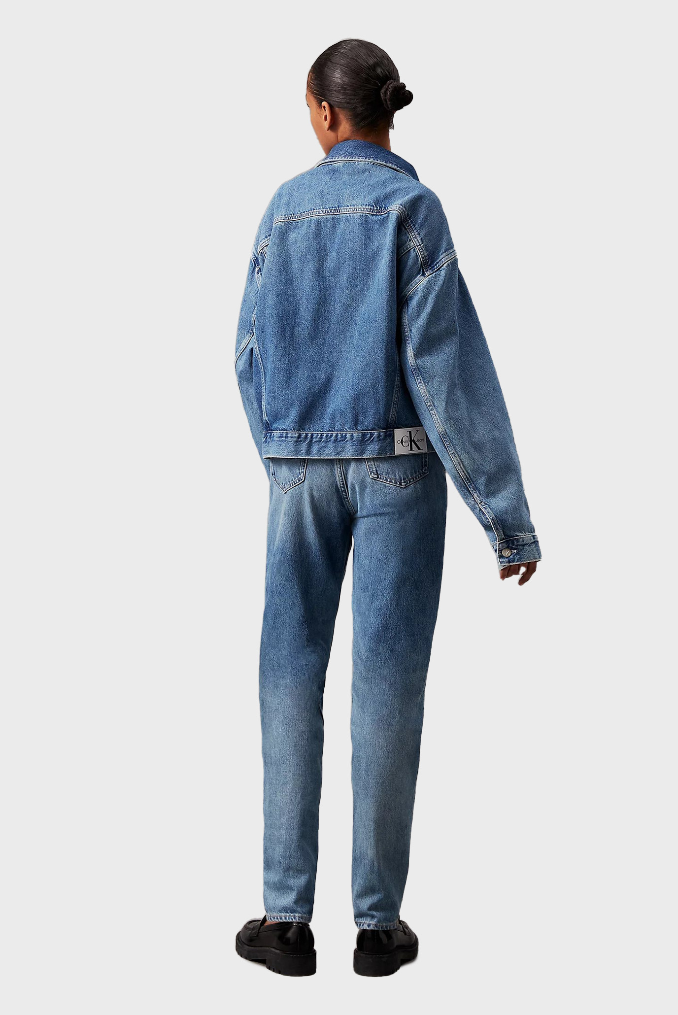 Женские синие джинсы MOM JEAN 3