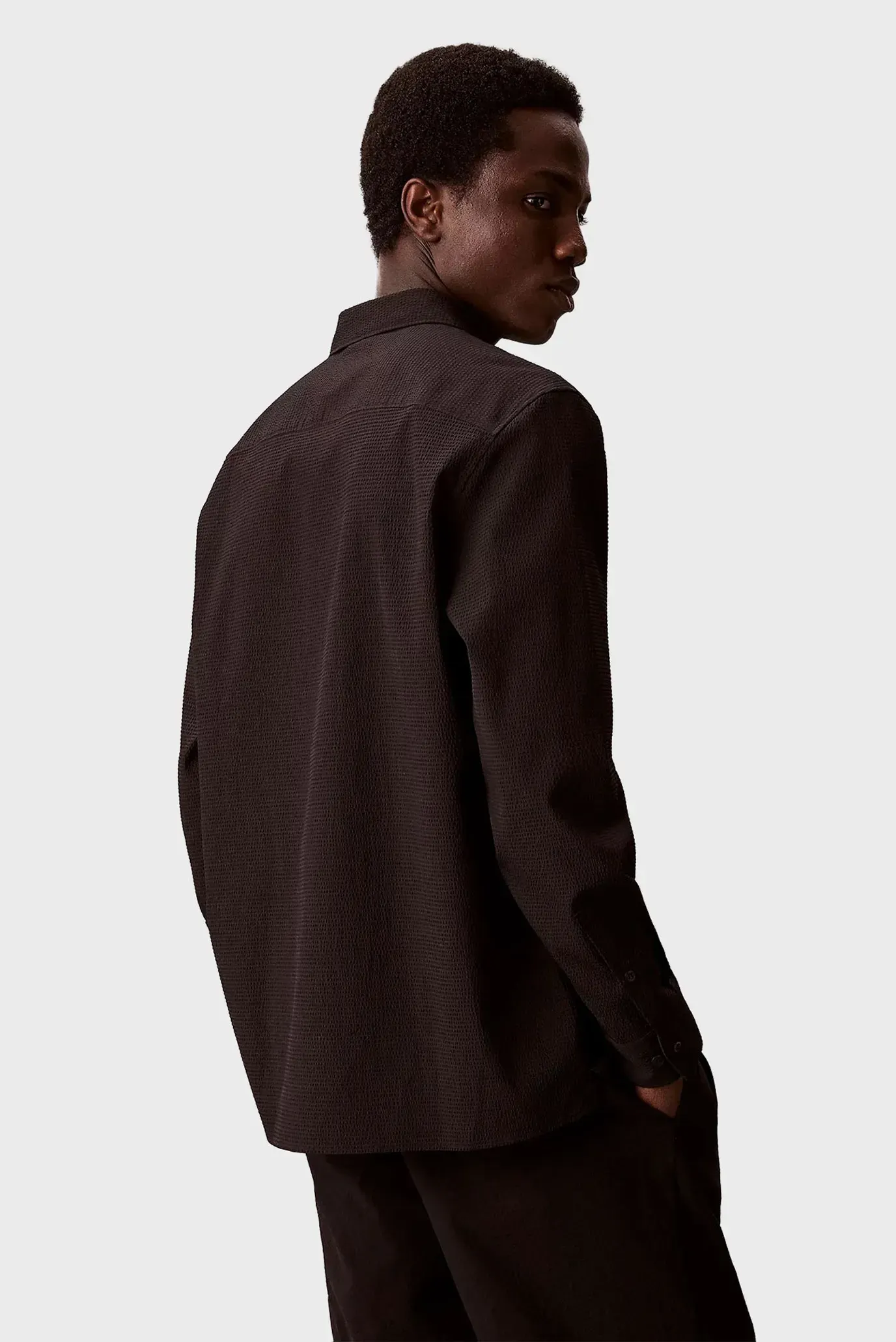 Рубашка LS SOLID SEERSUCKER CLASSIC SHIR 4