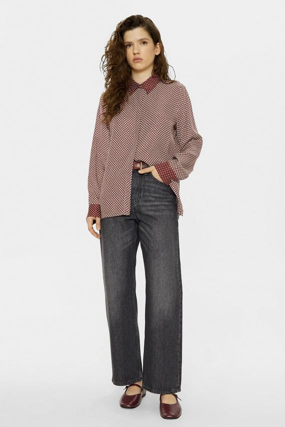 Рубашка FLUID VISCOSE REGULAR LS SHIRT