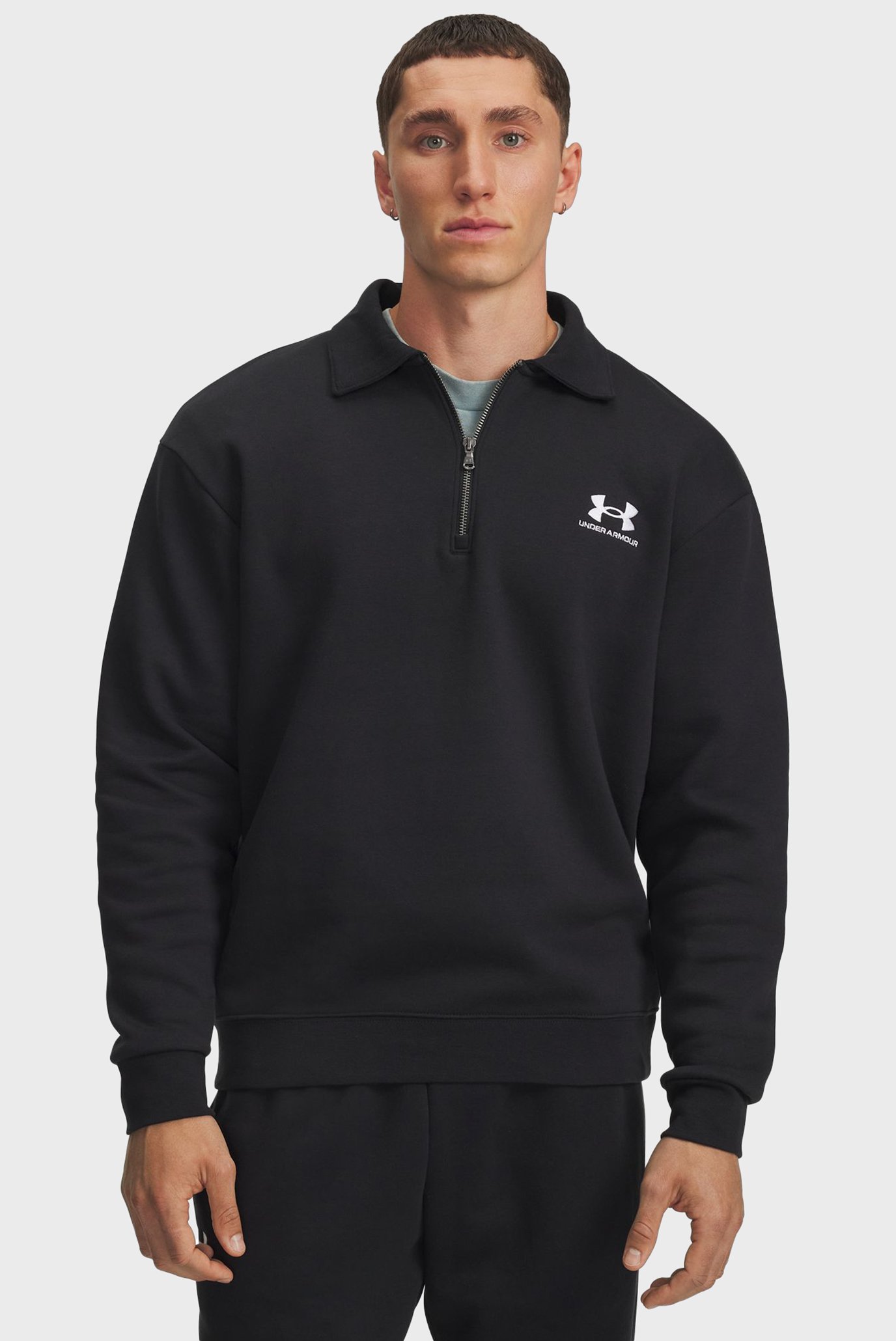 Свитшот UA Icon Flc Collar 1 4 Zip 1