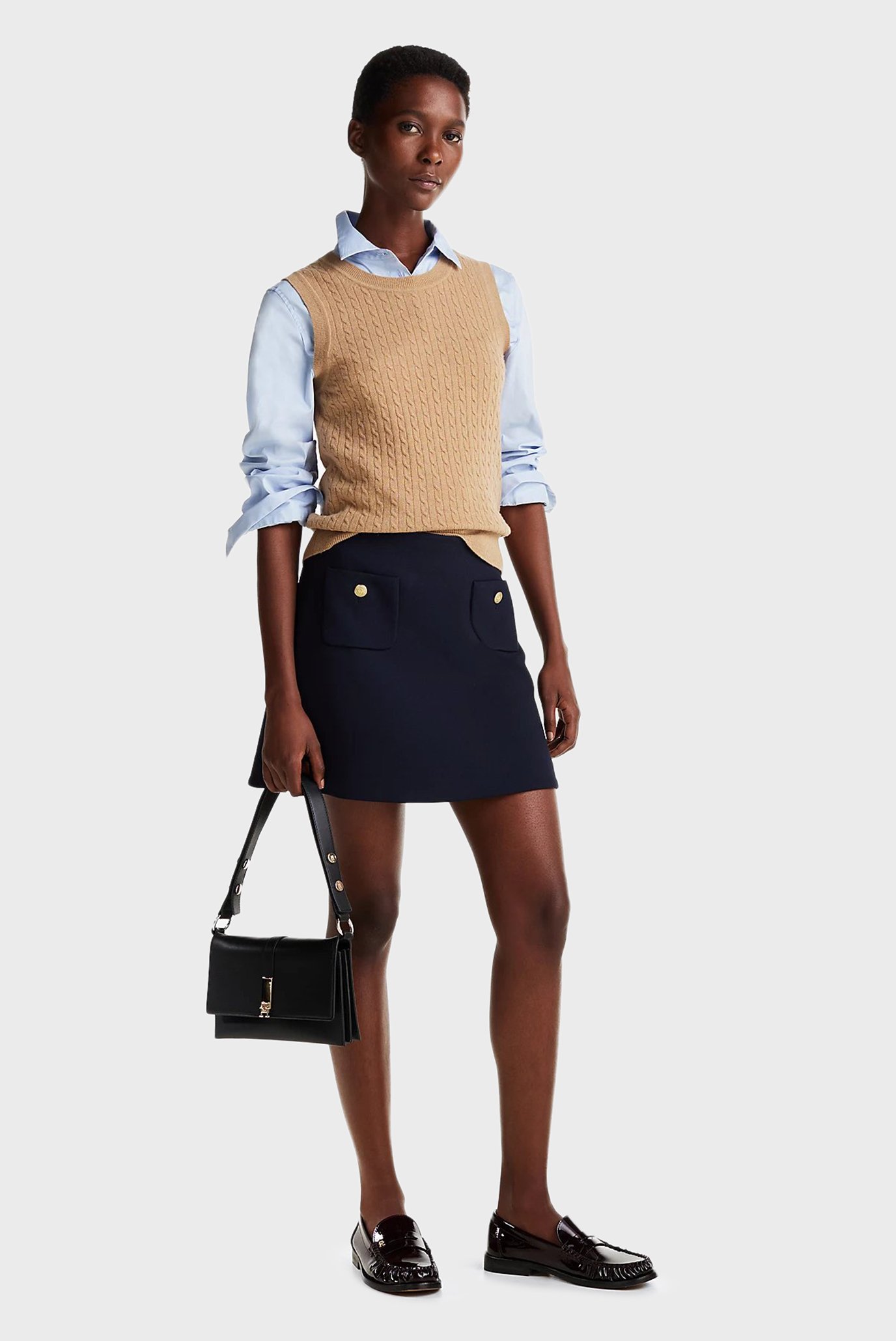 Женская темно-синяя юбка PUNTO SHORT SKIRT 2