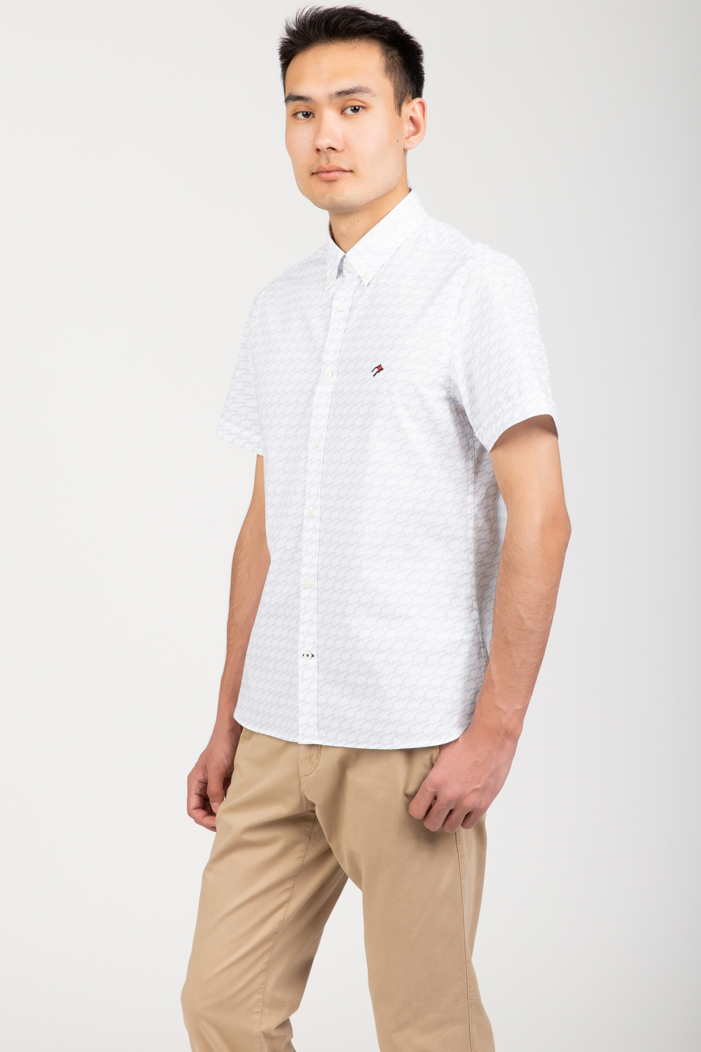 Рубашка с коротким рукавом SLIM GEO FLAG PRINT SHIRT S S 3