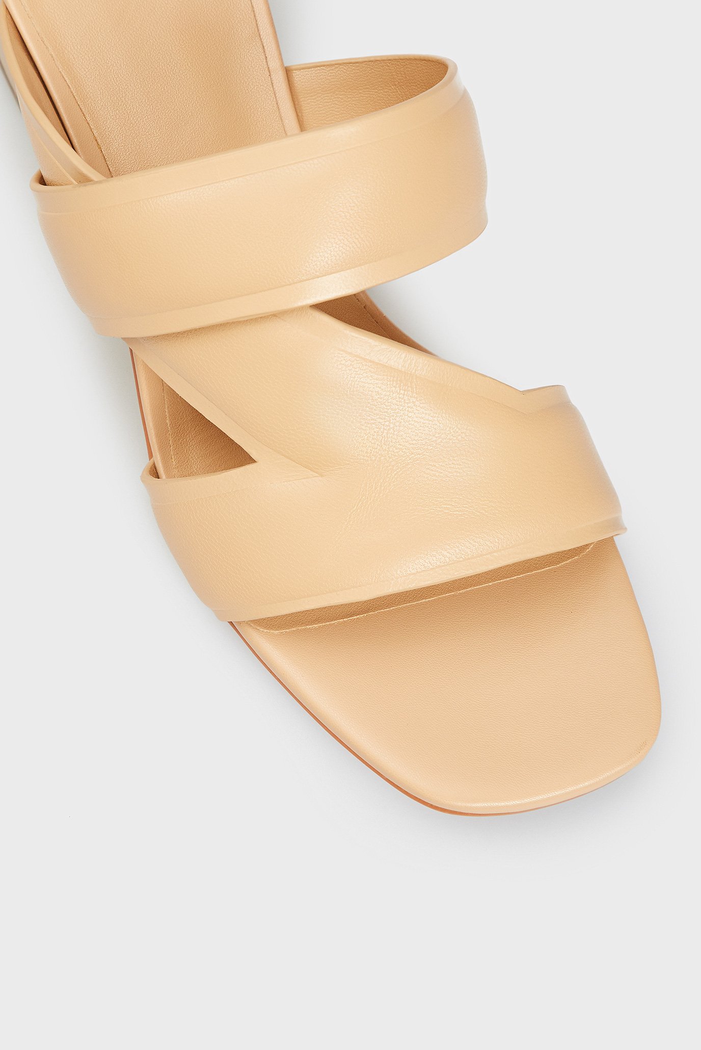 Женские бежевые кожаные мюли ShayaPRPY Женские бежевые кожаные мюли Shaya 4