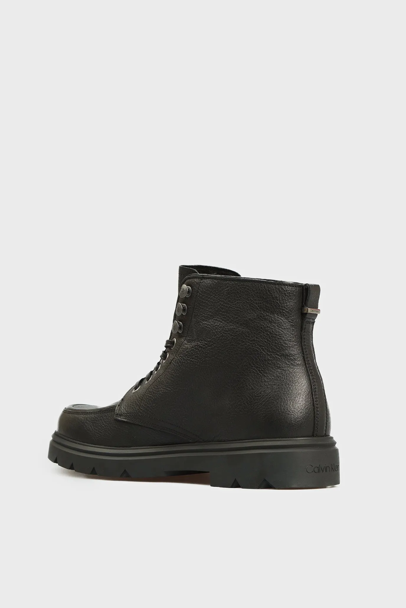 Мужские черные кожаные ботинки 4