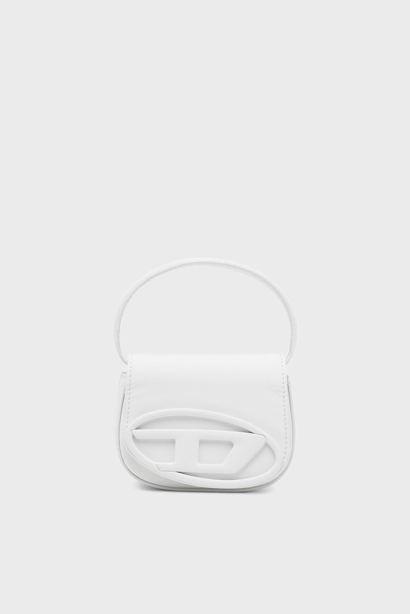 Женская белая кожаная сумка 1DR 3