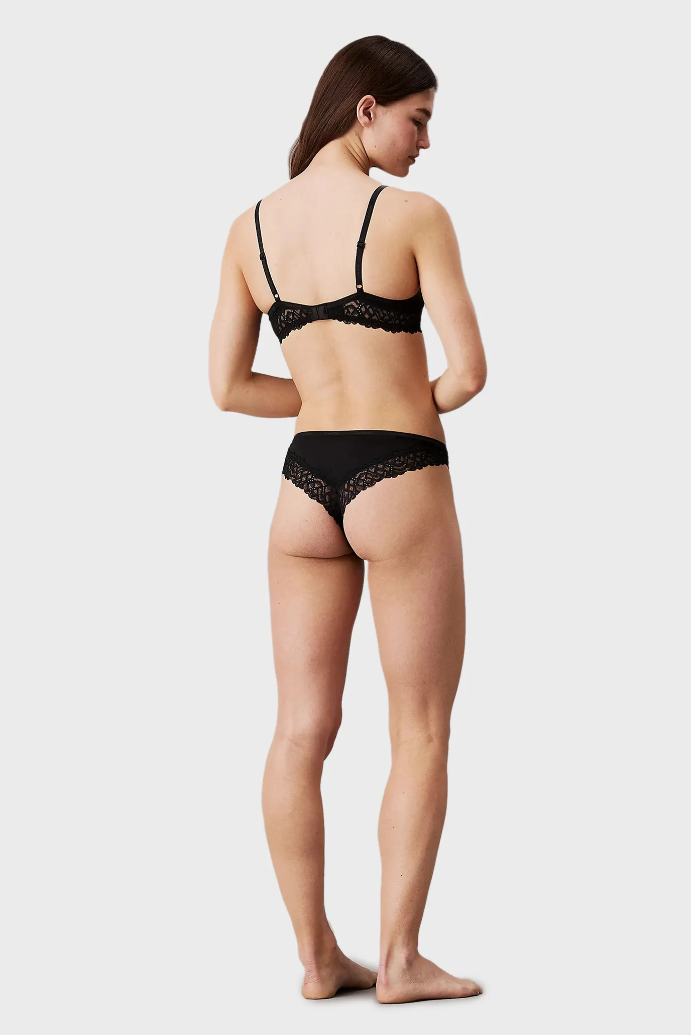 Женский черный бюстгальтер LIGHTLY LINED BALCONETTE 4