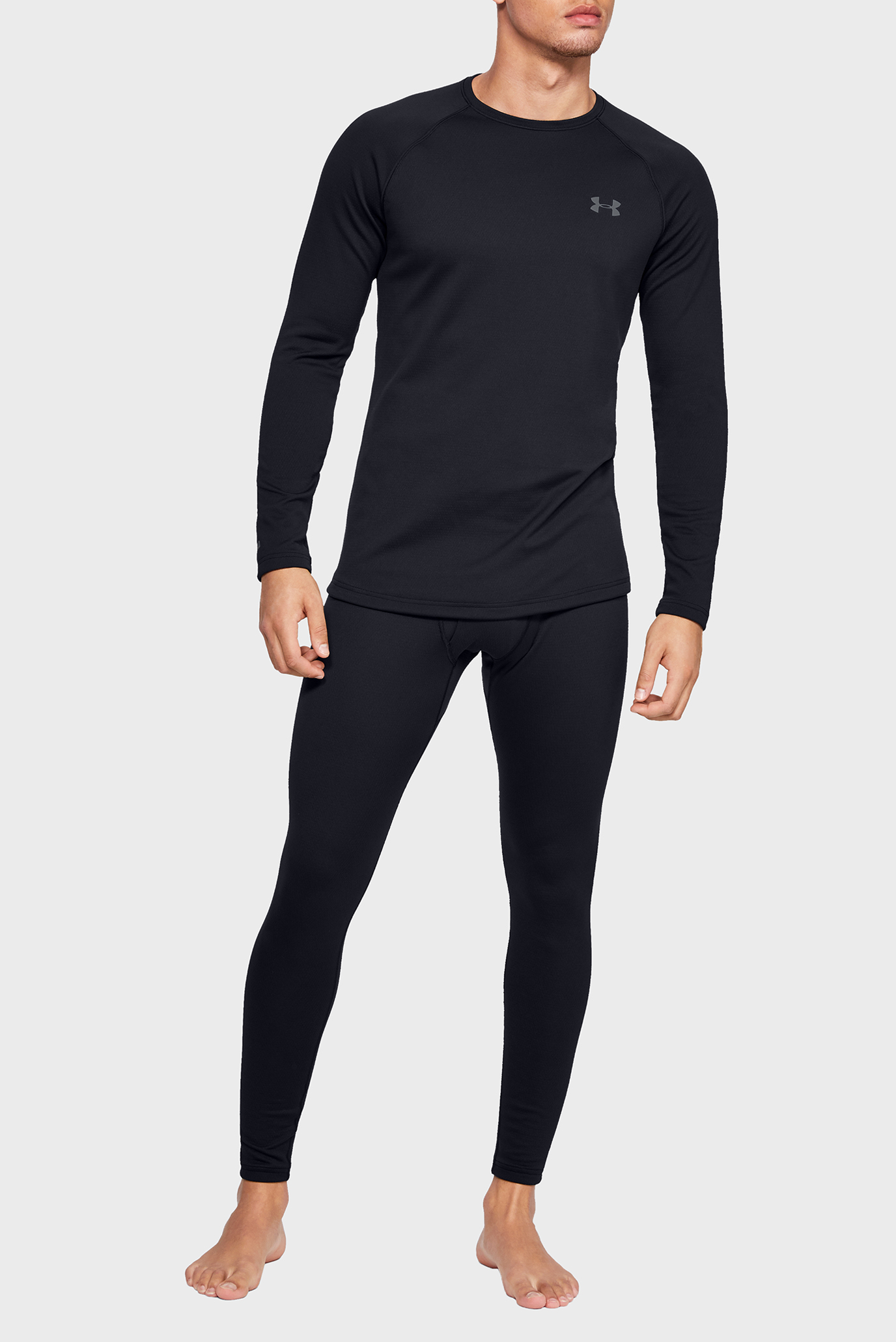 Мужской черный термореглан Packaged Base 3.0 Crew 7