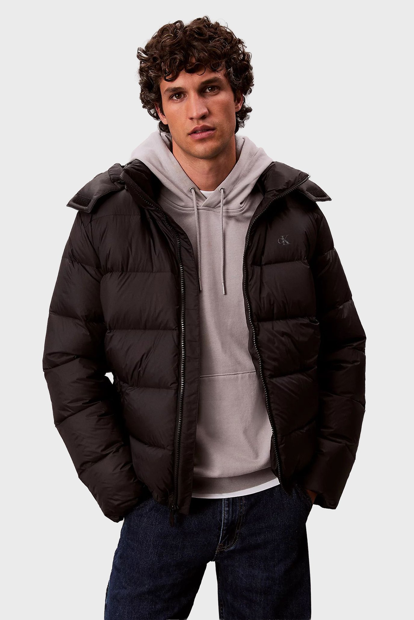 Куртка зимняя LS NYLON ZIP OFF HOOD DOWN PUFFE 1