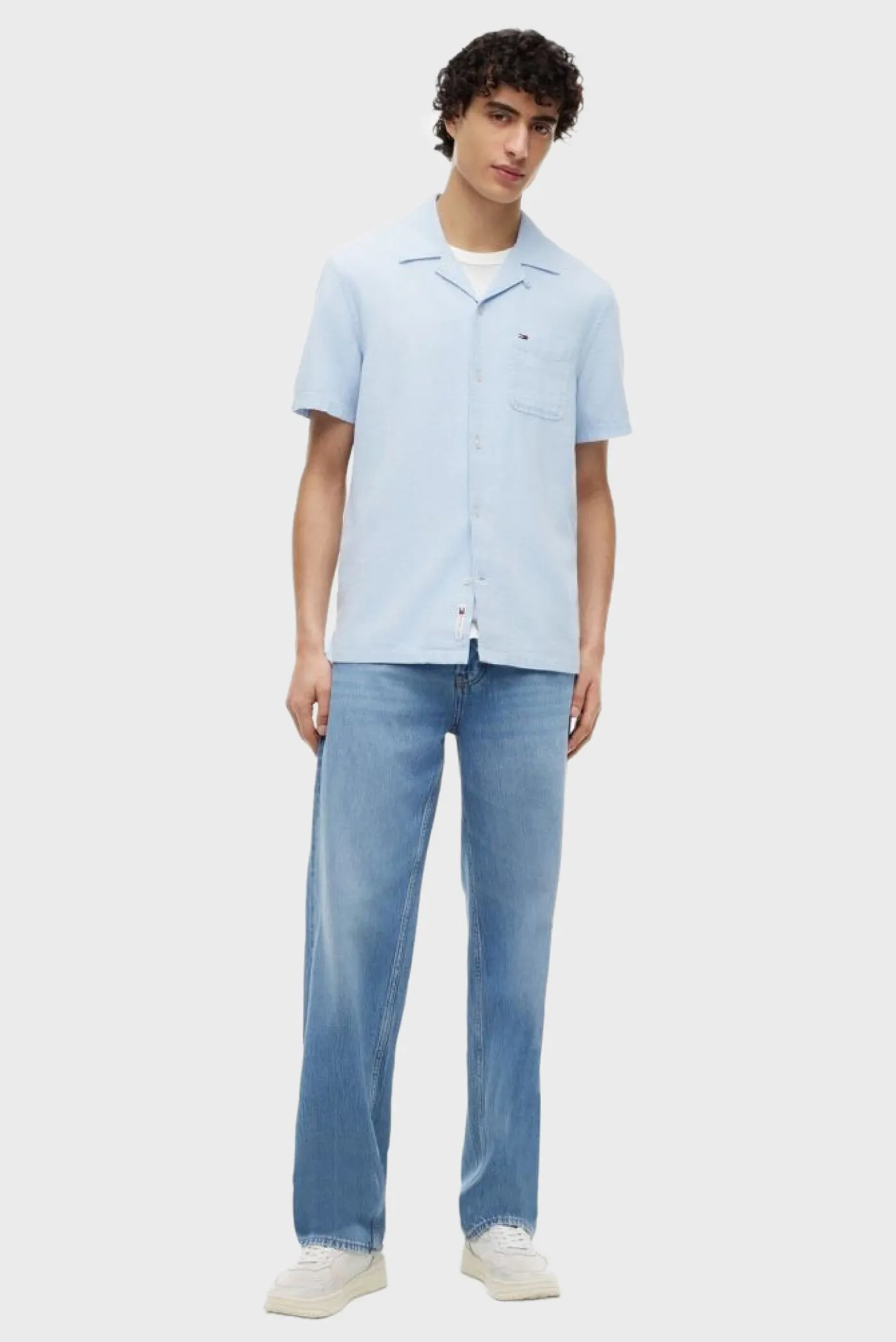 Рубашка с коротким рукавом TJM REG LINEN BLEND CAMP SS EXT 2