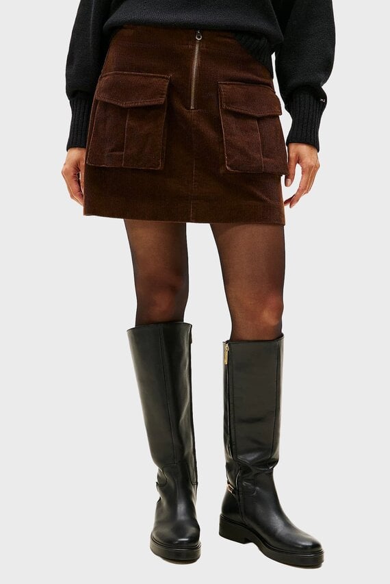 Юбка CORDUROY MINI SKIRT Tommy Hilfiger