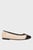 Балетки TOE CAP LEATHER BALLERINA