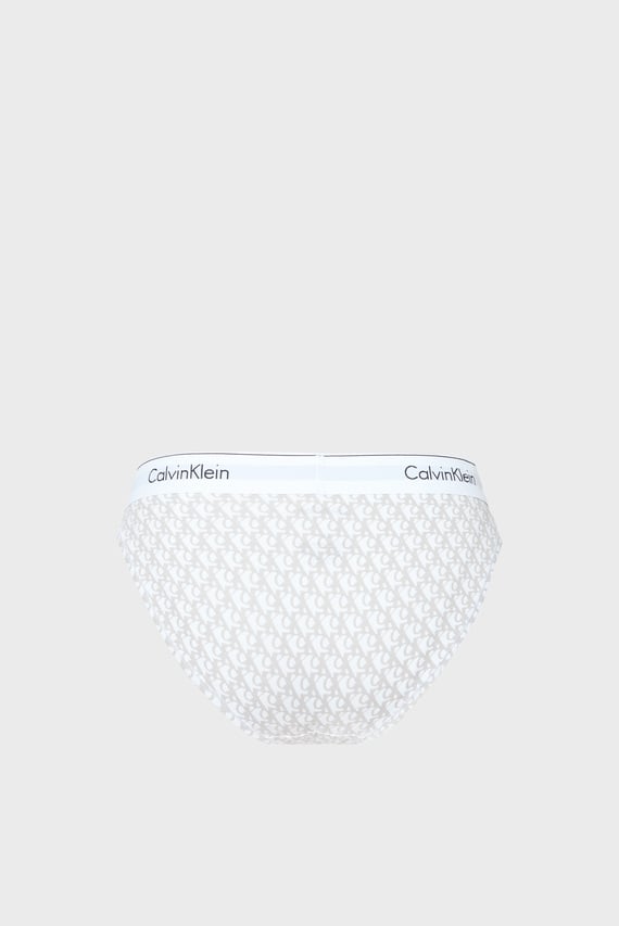 Женские белые трусики с узором BIKINI