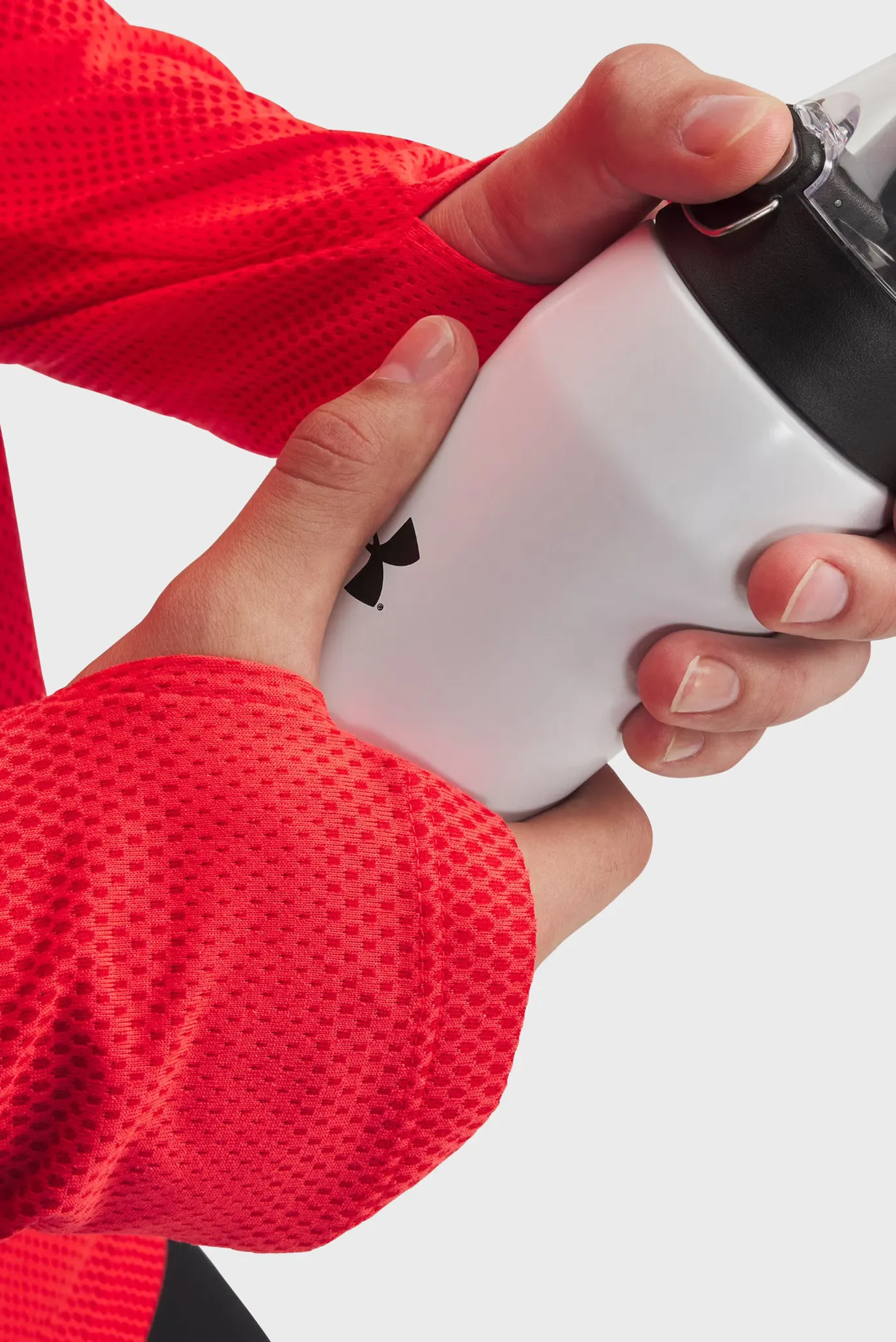 Свитшот UA Velociti 1 4 Zip-RED 3