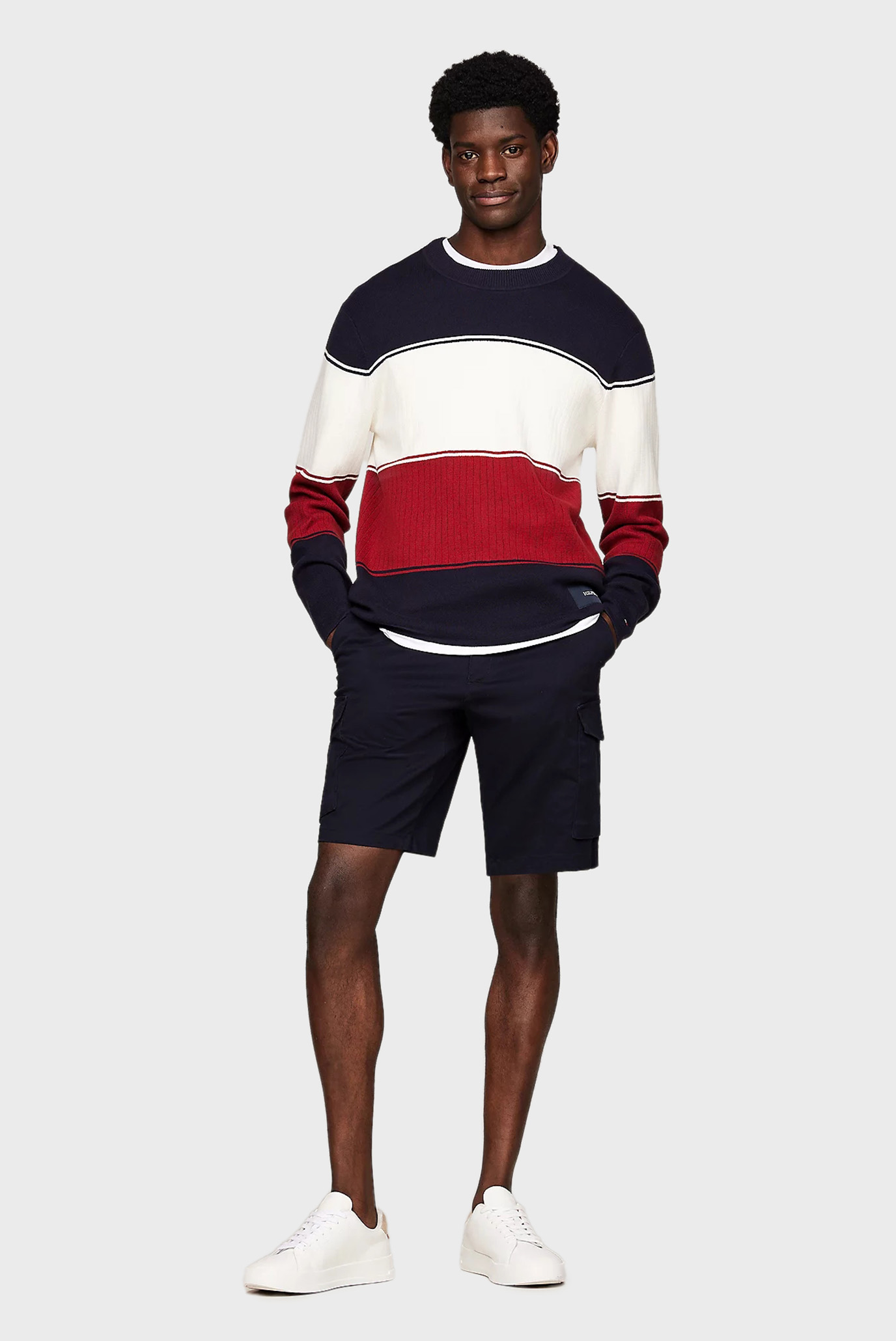 Свитер MILANO COLOURBLOCK CREW NECK 2