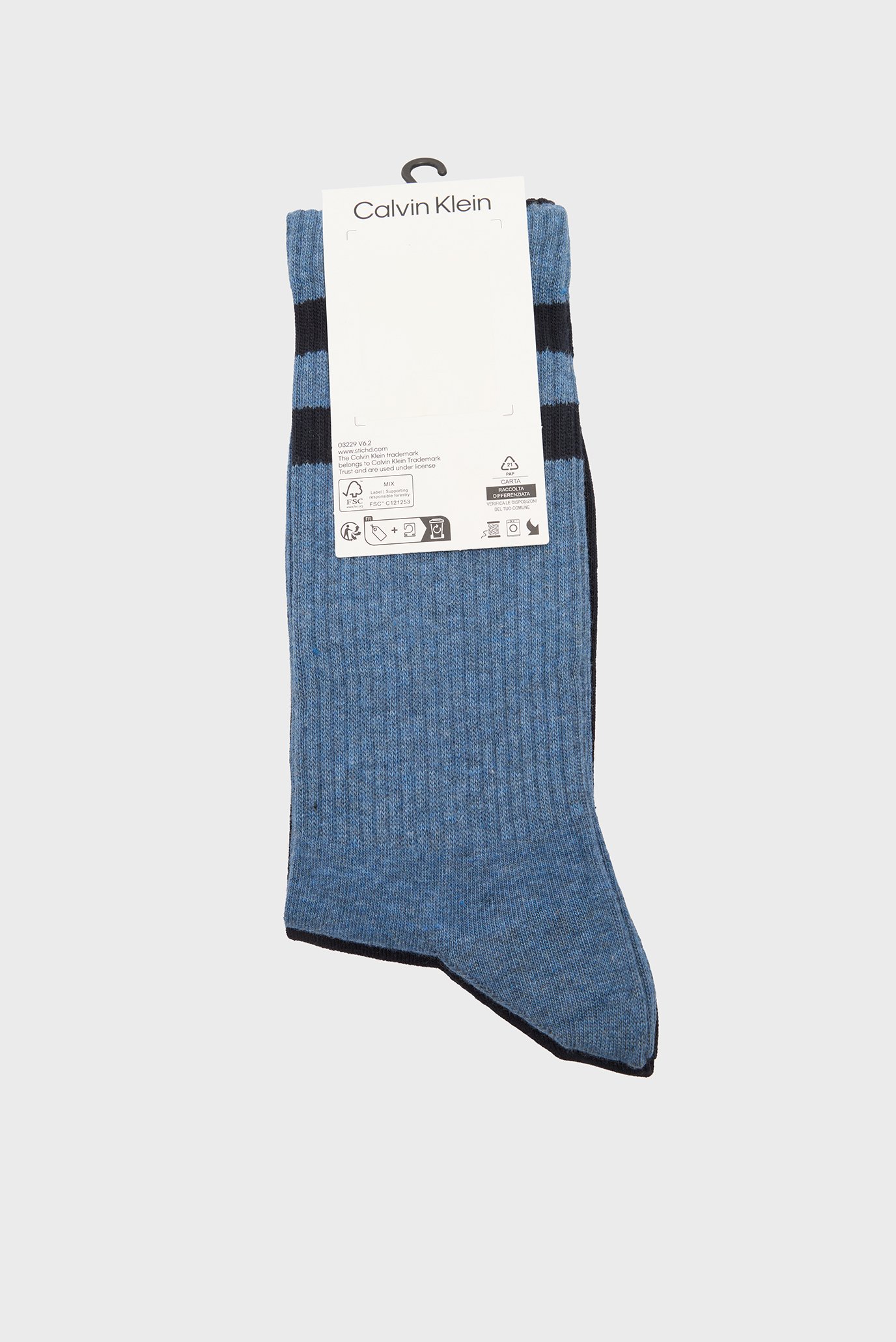 Носки CK MEN SOCK 2P STRIPESCalvin Klein Носки CK MEN SOCK 2P STRIPES 3