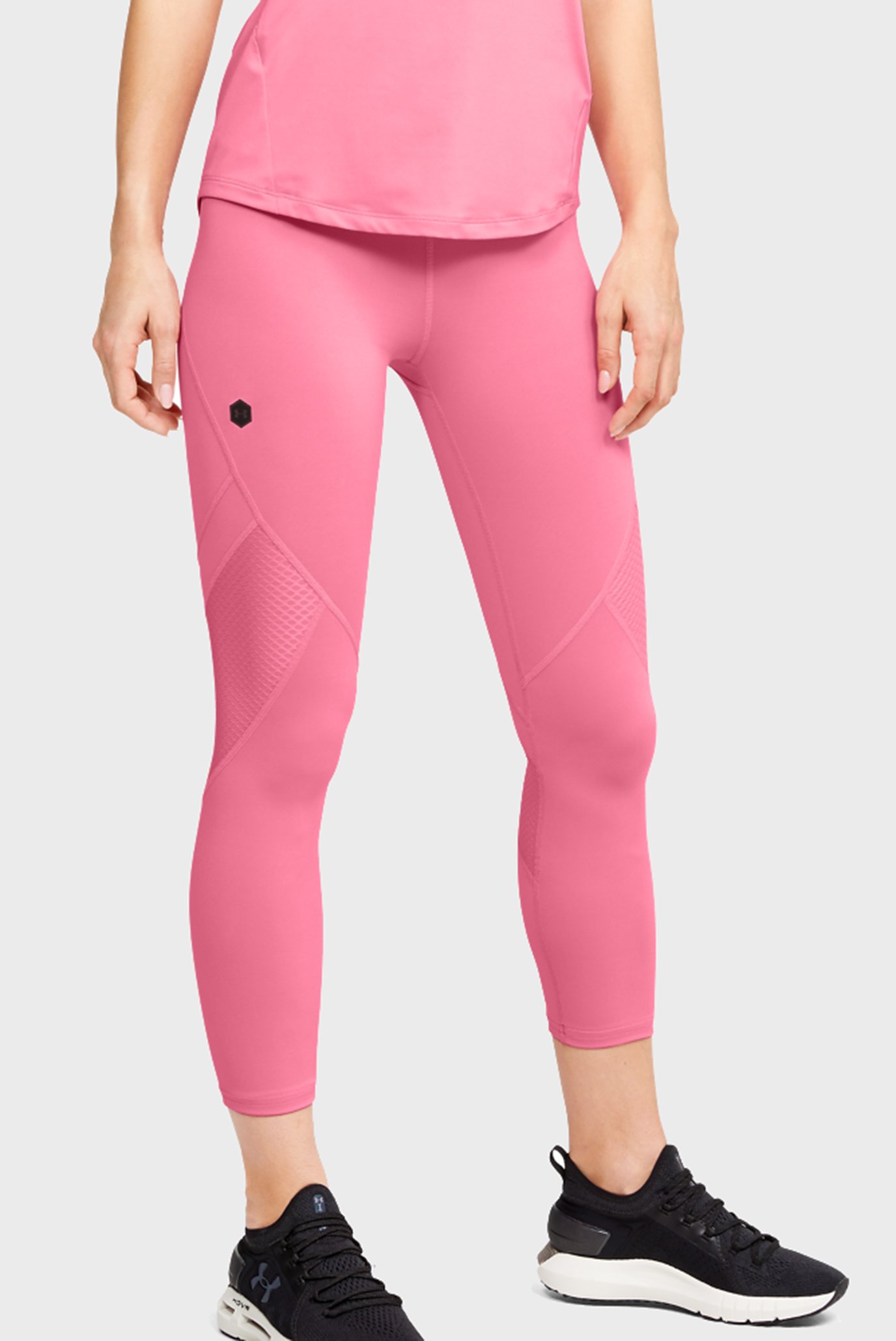 Женские розовые тайтсы UA Rush 7