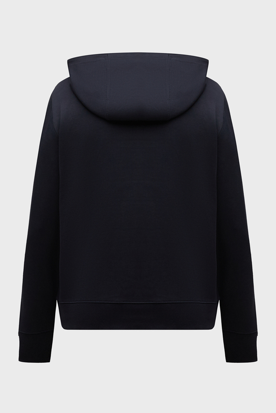 Мужское темно-синее худи FLAG ROUNDLE EMBRO HOODY