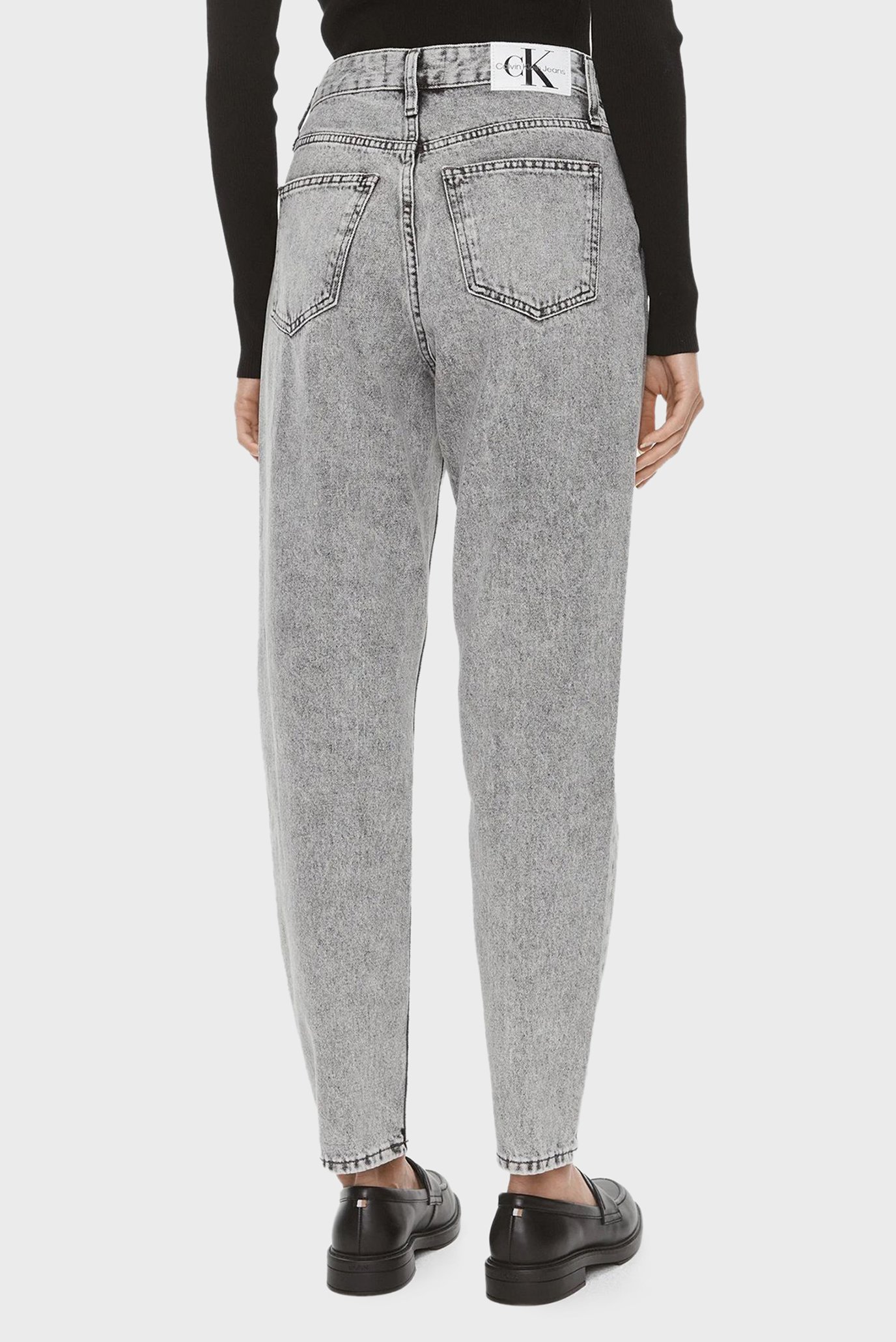 Женские серые джинсы MOM JEAN 6