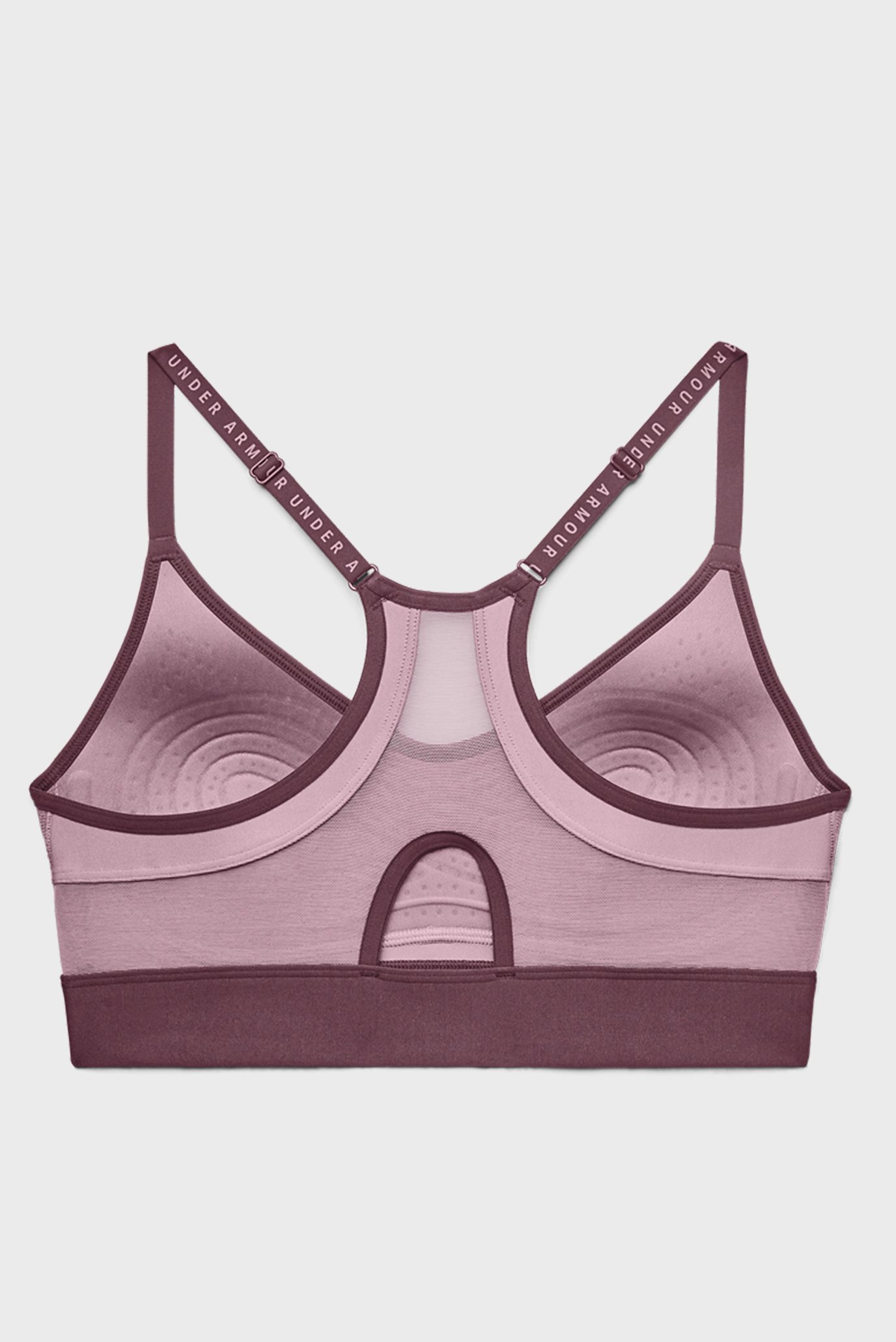 Женский розовый топ UA Infinity Low 8