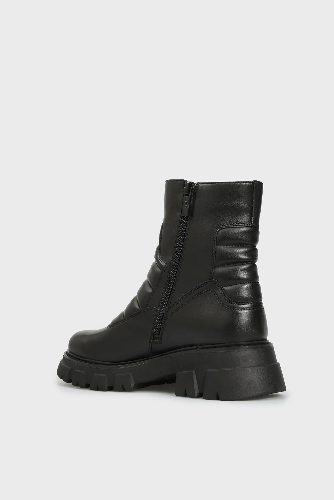 Женские черные кожаные ботинки Anouk 7