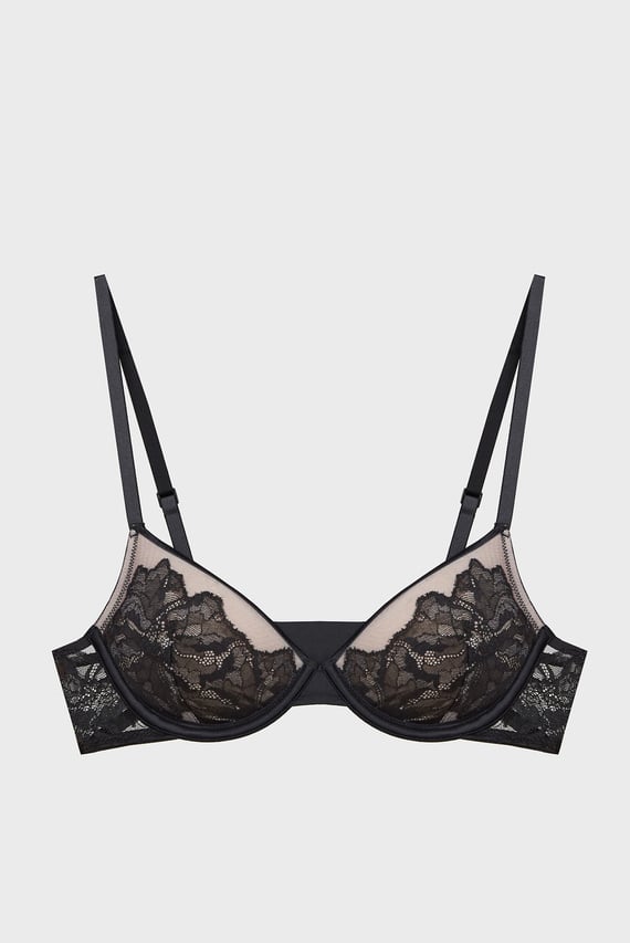 Женский черный бюстгальтер DEMI