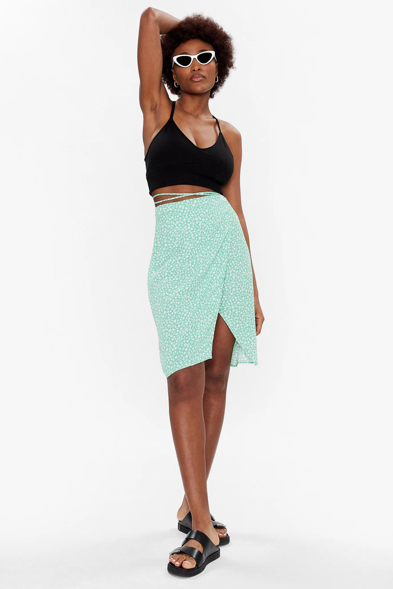 Юбка TIE DETAIL MIDI SKIRT 3