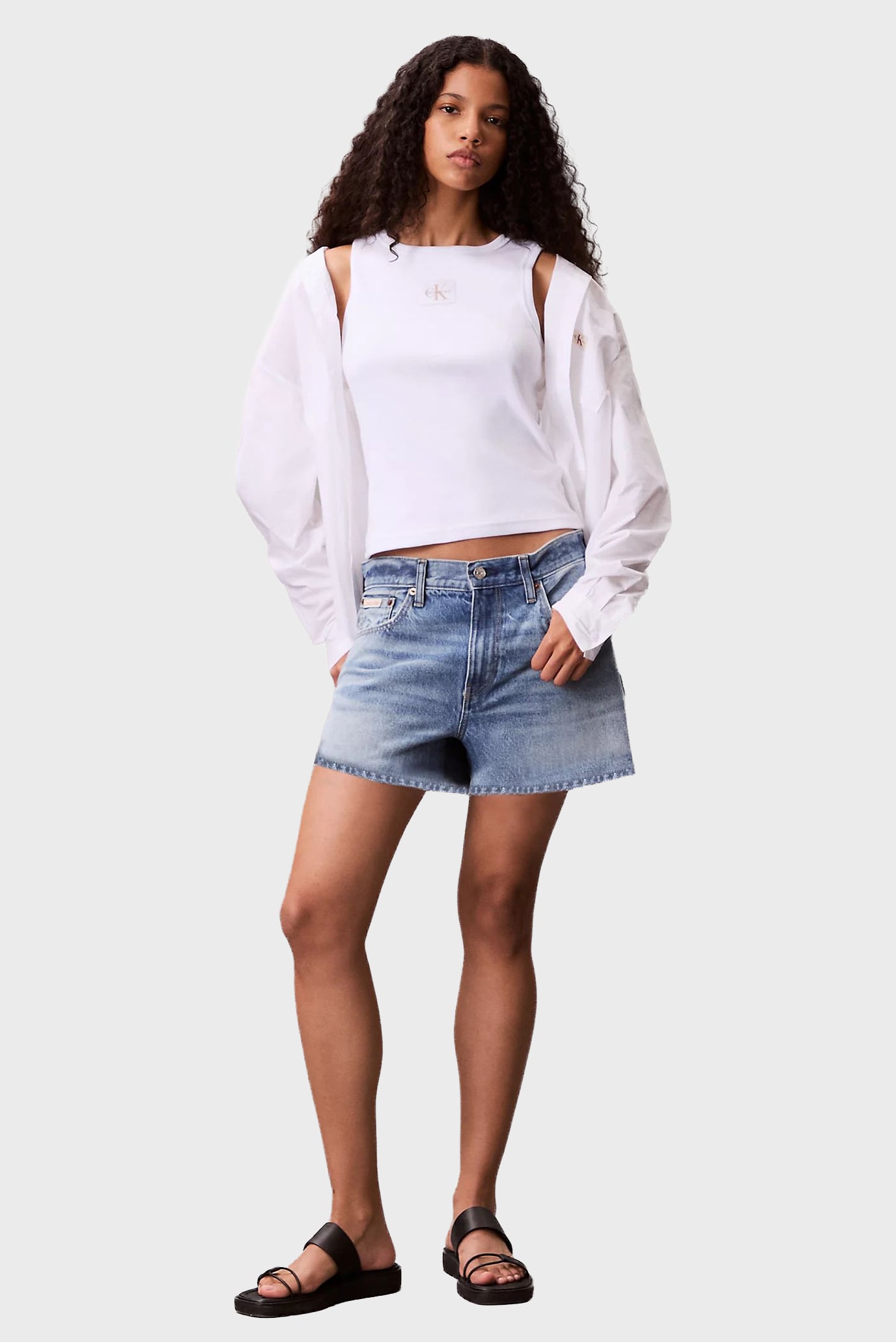 Майка A - WOVEN LABEL 2X2 COTTON RIB T 5